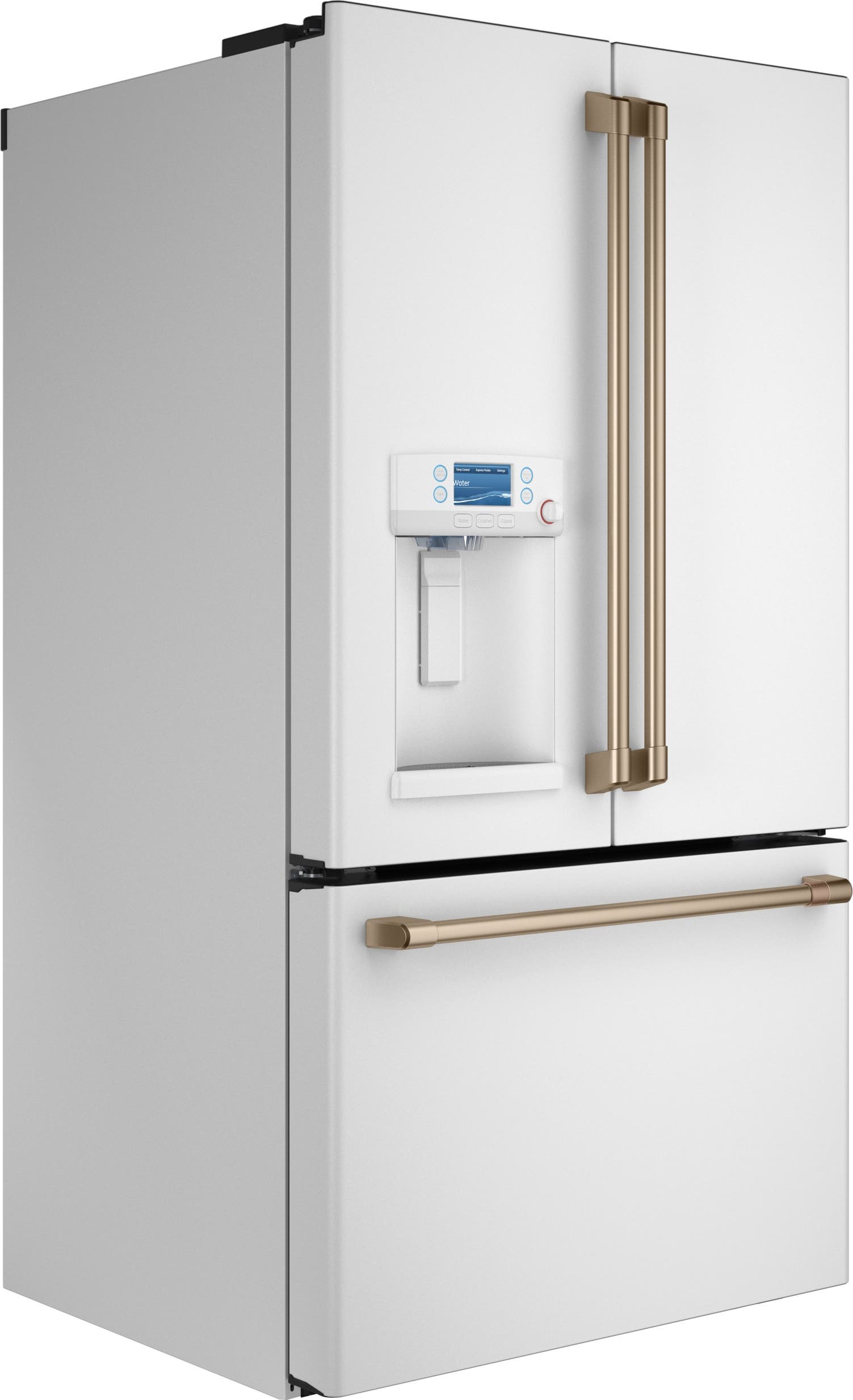 Cafe CKLBLSFNW2 Matte White/brushed Bronze
