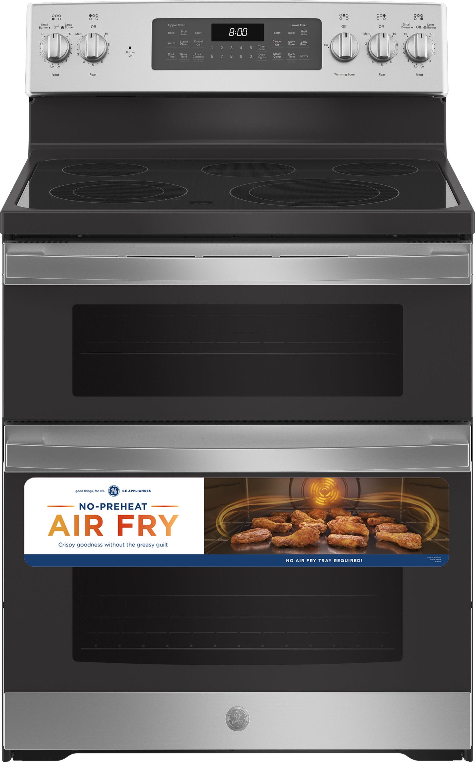 GE JBS86SPSS 30 Inch Electric Double Oven Range Stainless Steel