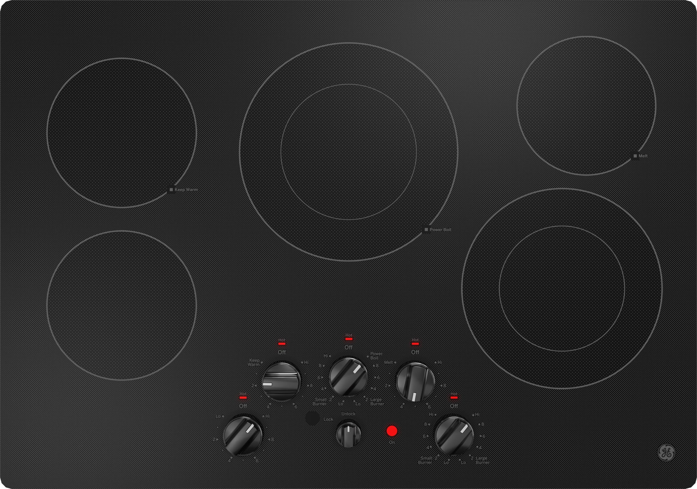 GE 30" Built-In knob Control Electric Cooktop - Thumbnail 5