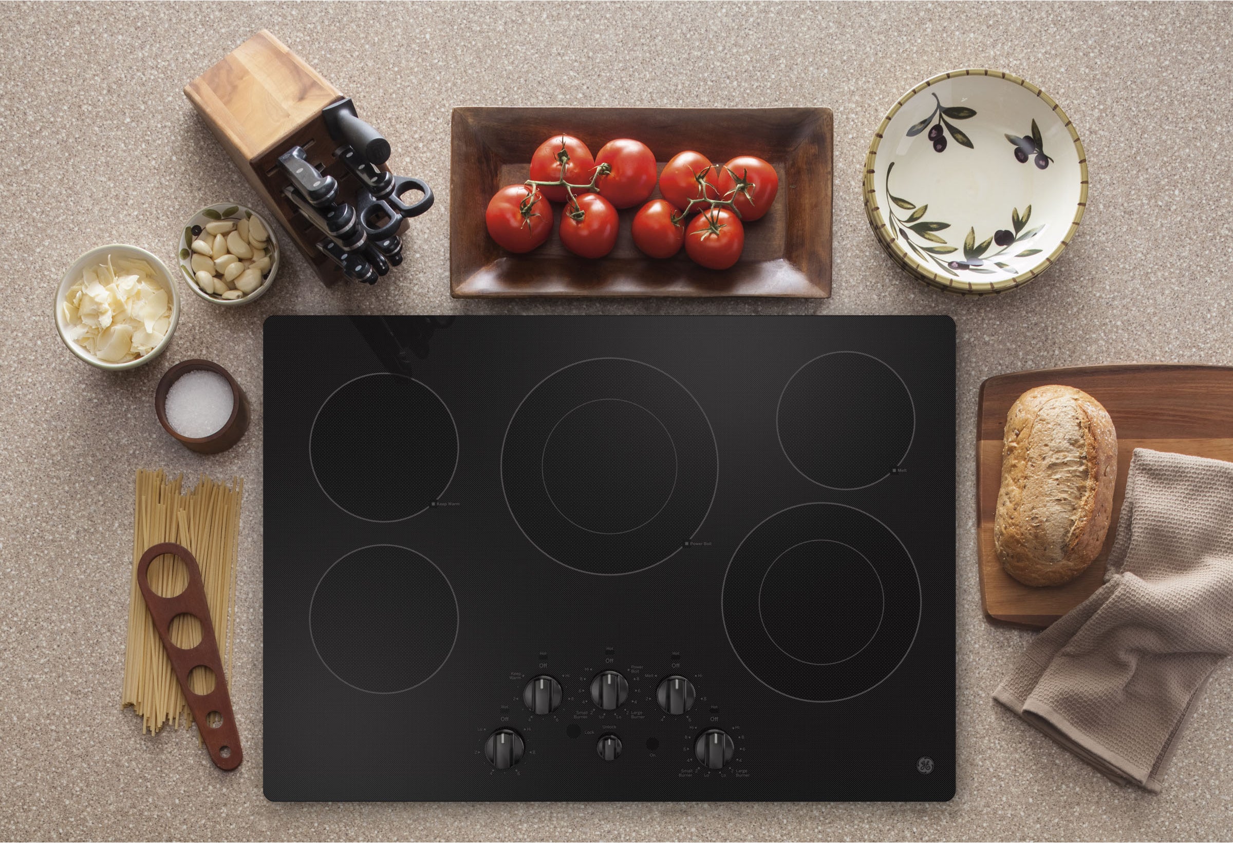 GE 30" Built-In knob Control Electric Cooktop