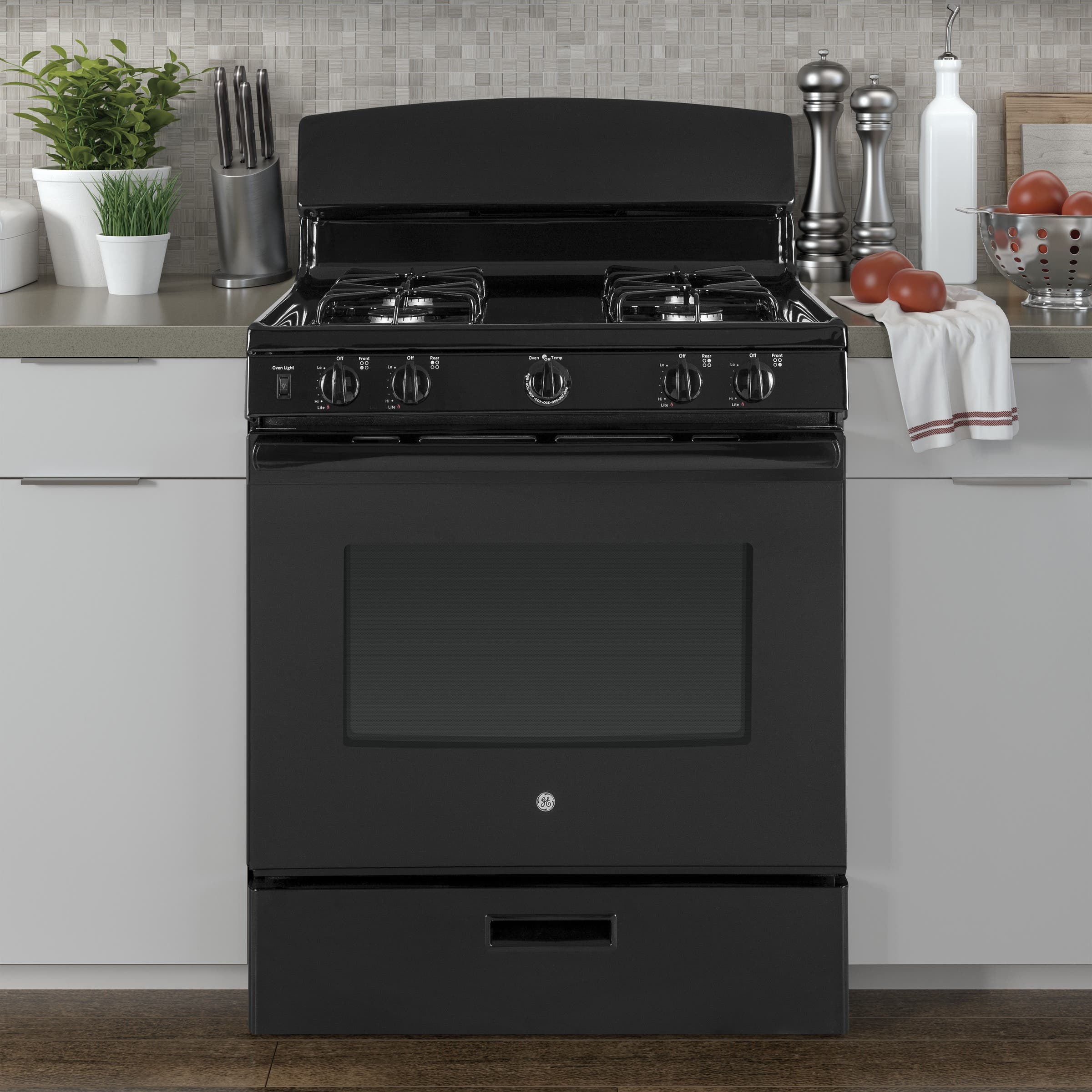 GE JGBS30DEKBB Black