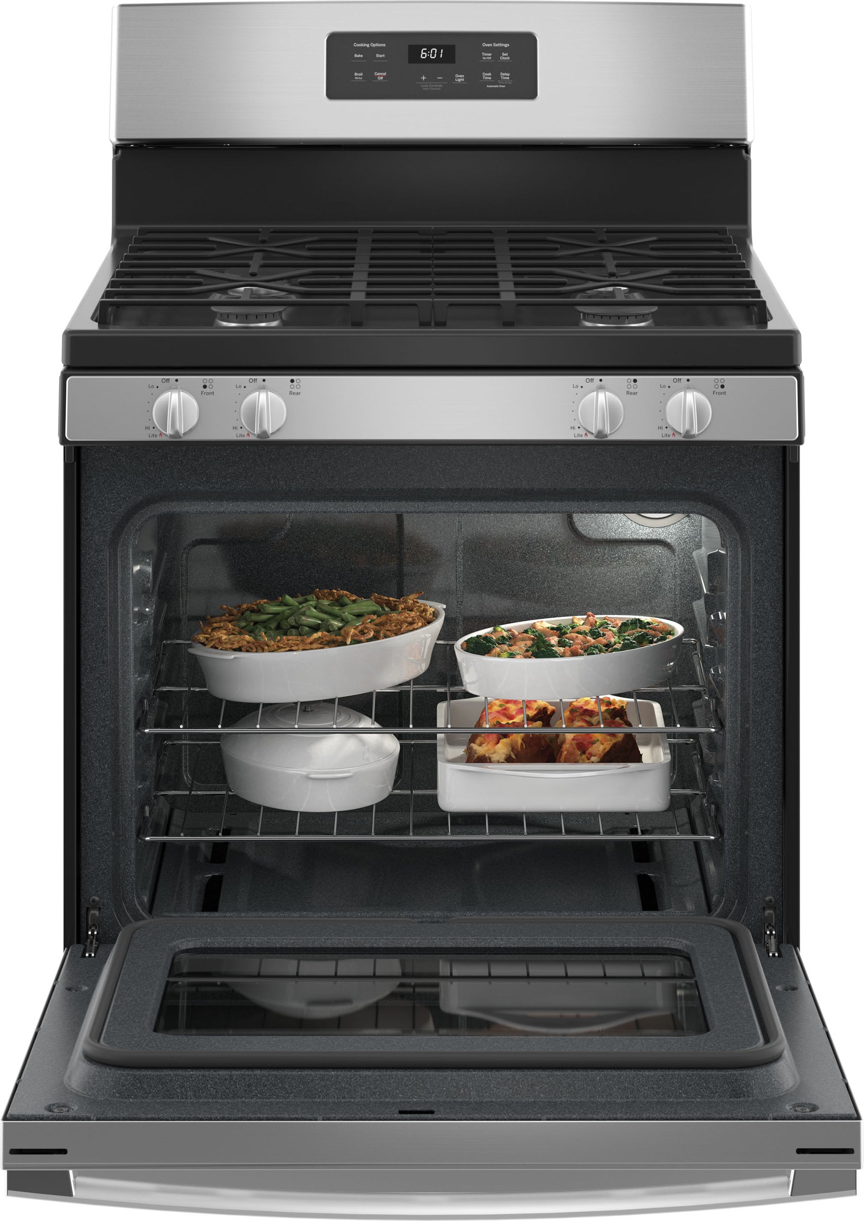 GE JGBS61RPSS 30 Inch Freestanding Gas Range Stainless Steel
