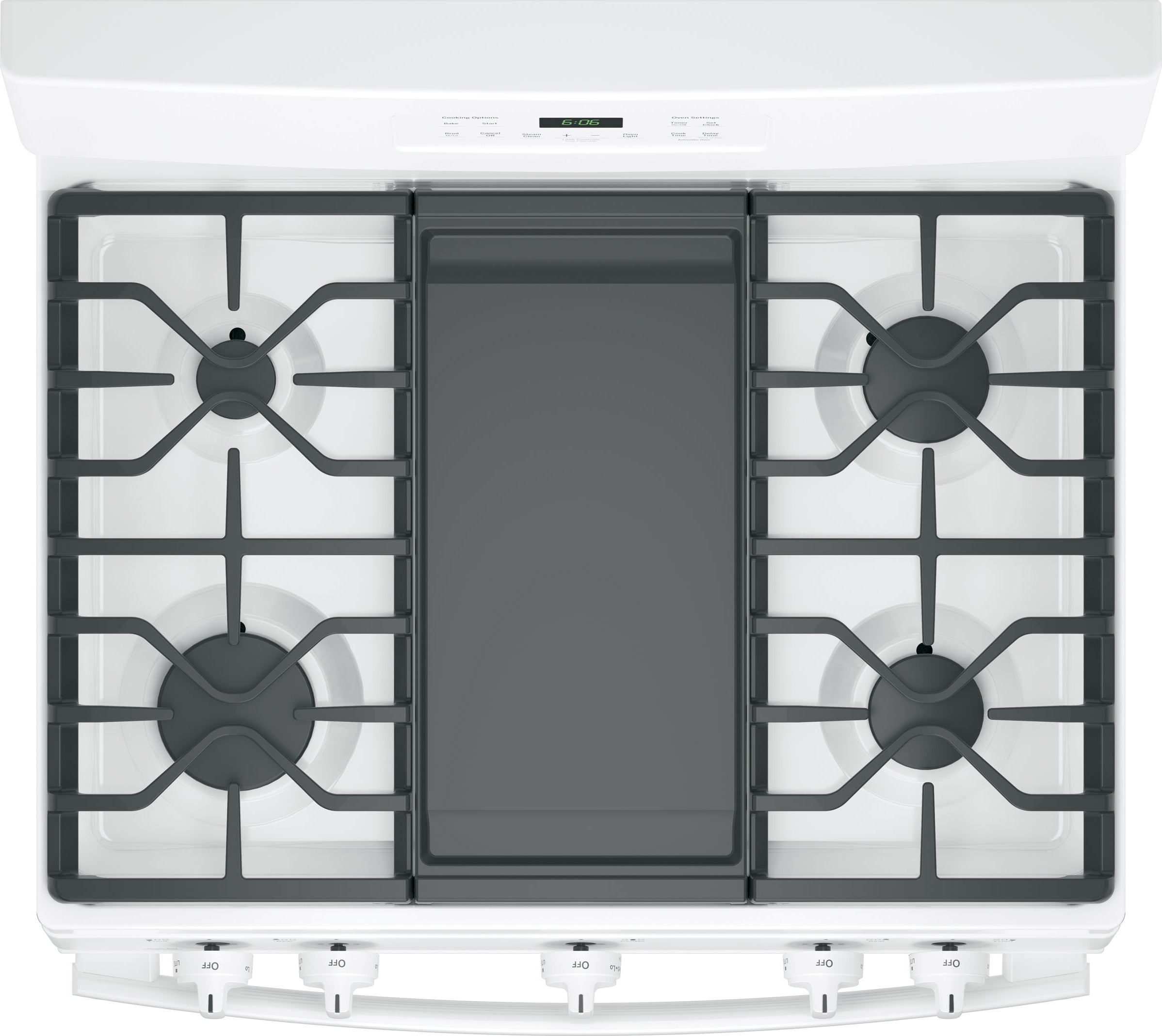 GE JGBS66DEKWW 30 Inch Free-Standing Gas Range White | Plesser's