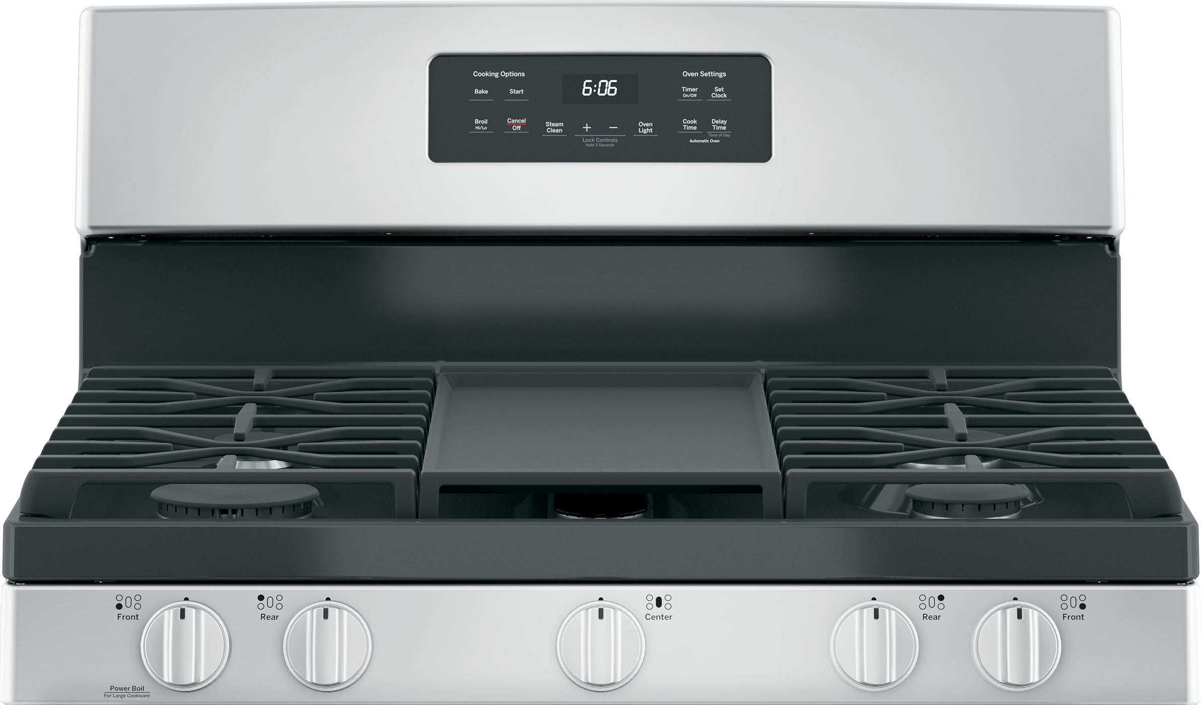 GE JGBS66REKSS 30 Inch Free-Standing Gas Range Stainless Steel