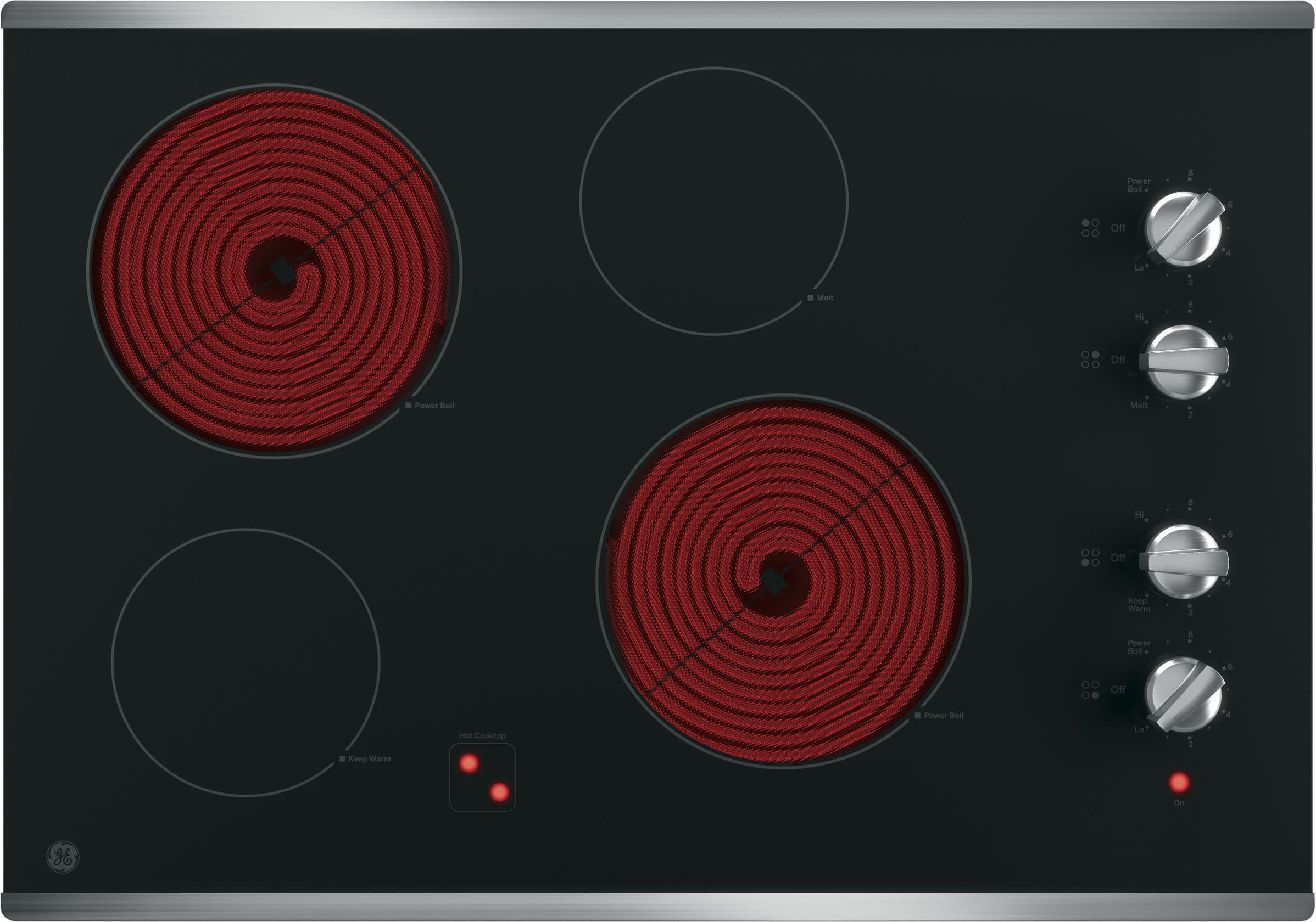 GE JP3030SWSS Black with Stainless Steel Trim