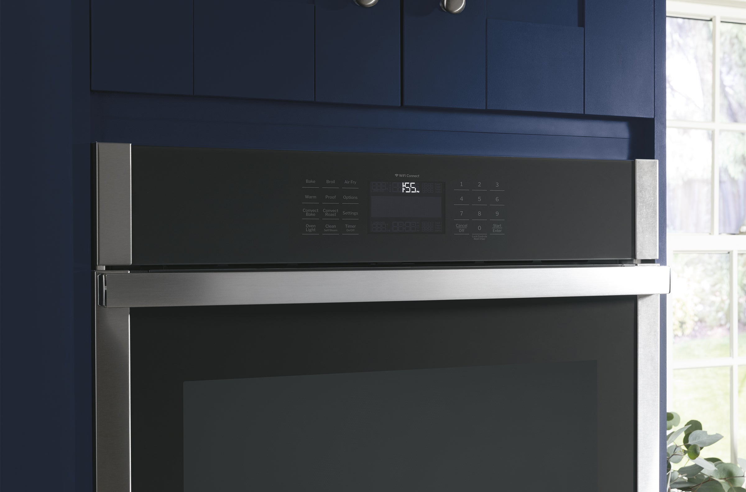 GE JTD5000DVBB 30 Inch Smart Built-In Double Wall Oven Black
