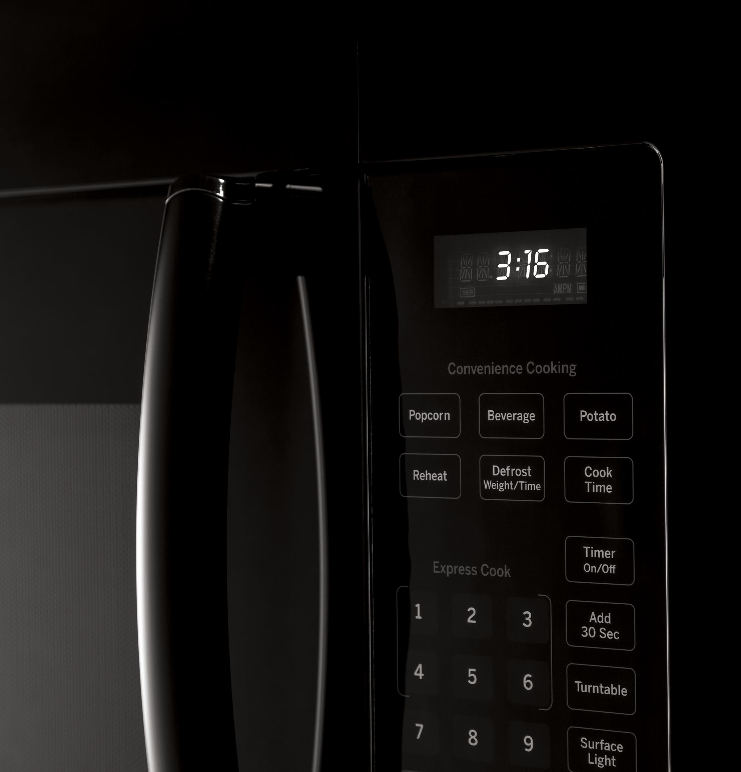 GE JVM3160DFBB Black