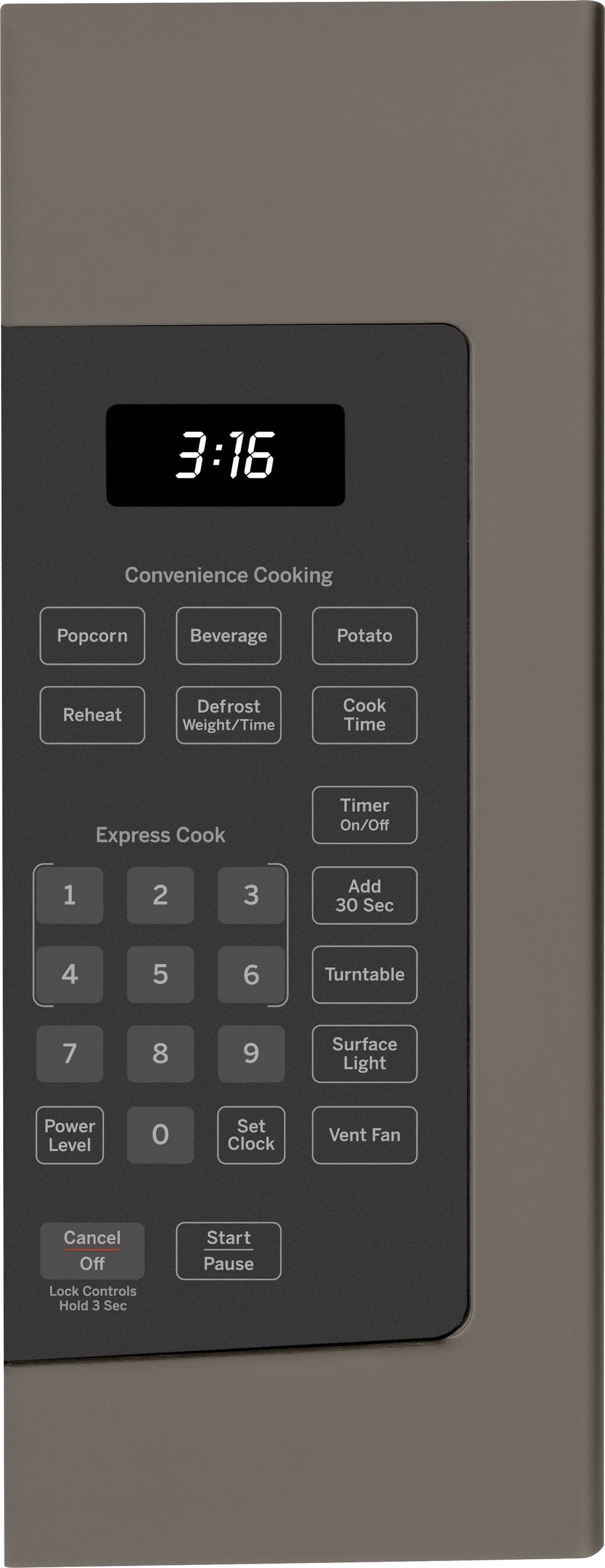 GE JVM3160EFES Fingerprint Resistant, Slate
