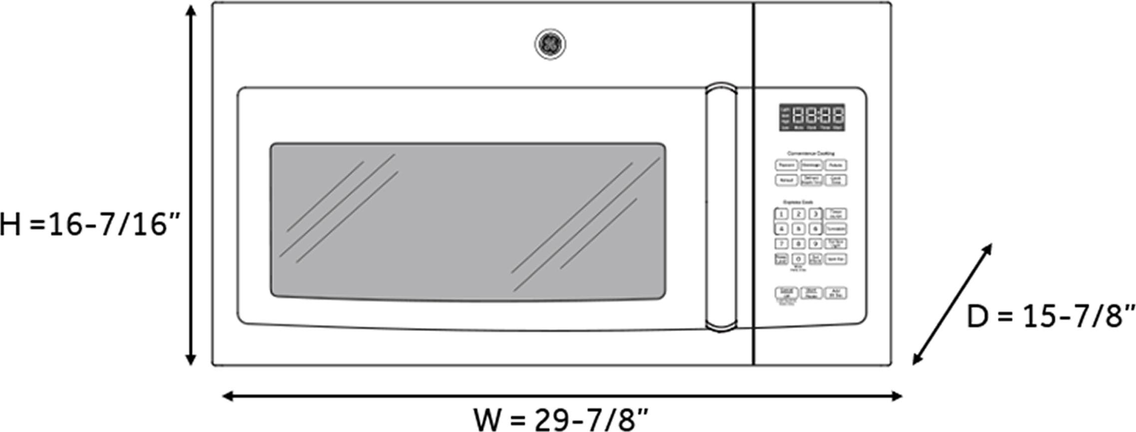 GE JVM3162RJSS Stainless Steel
