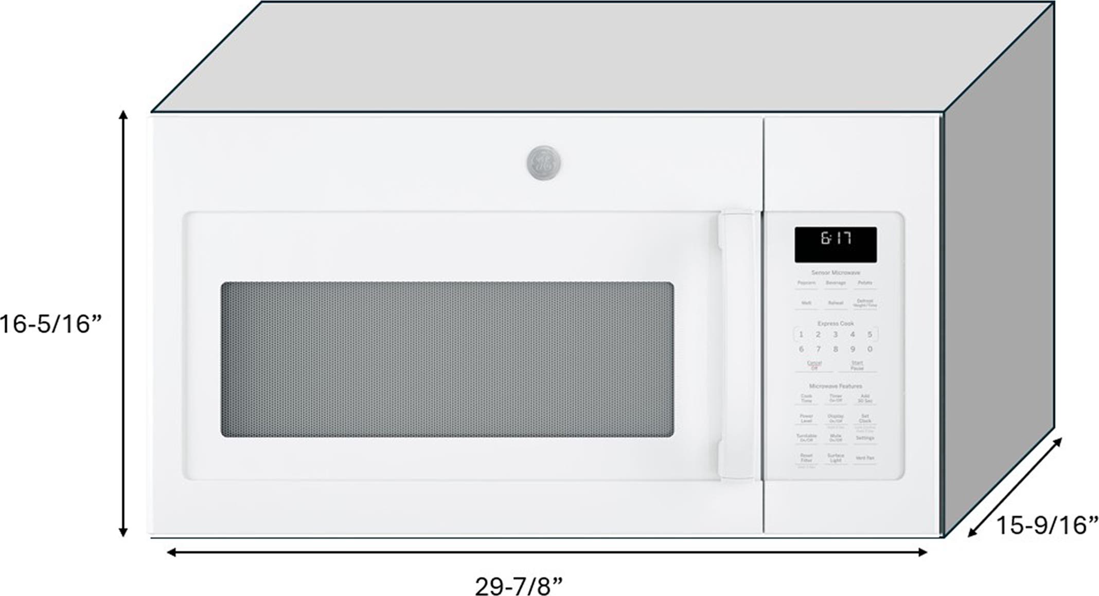 GE JVM6175DKWW White