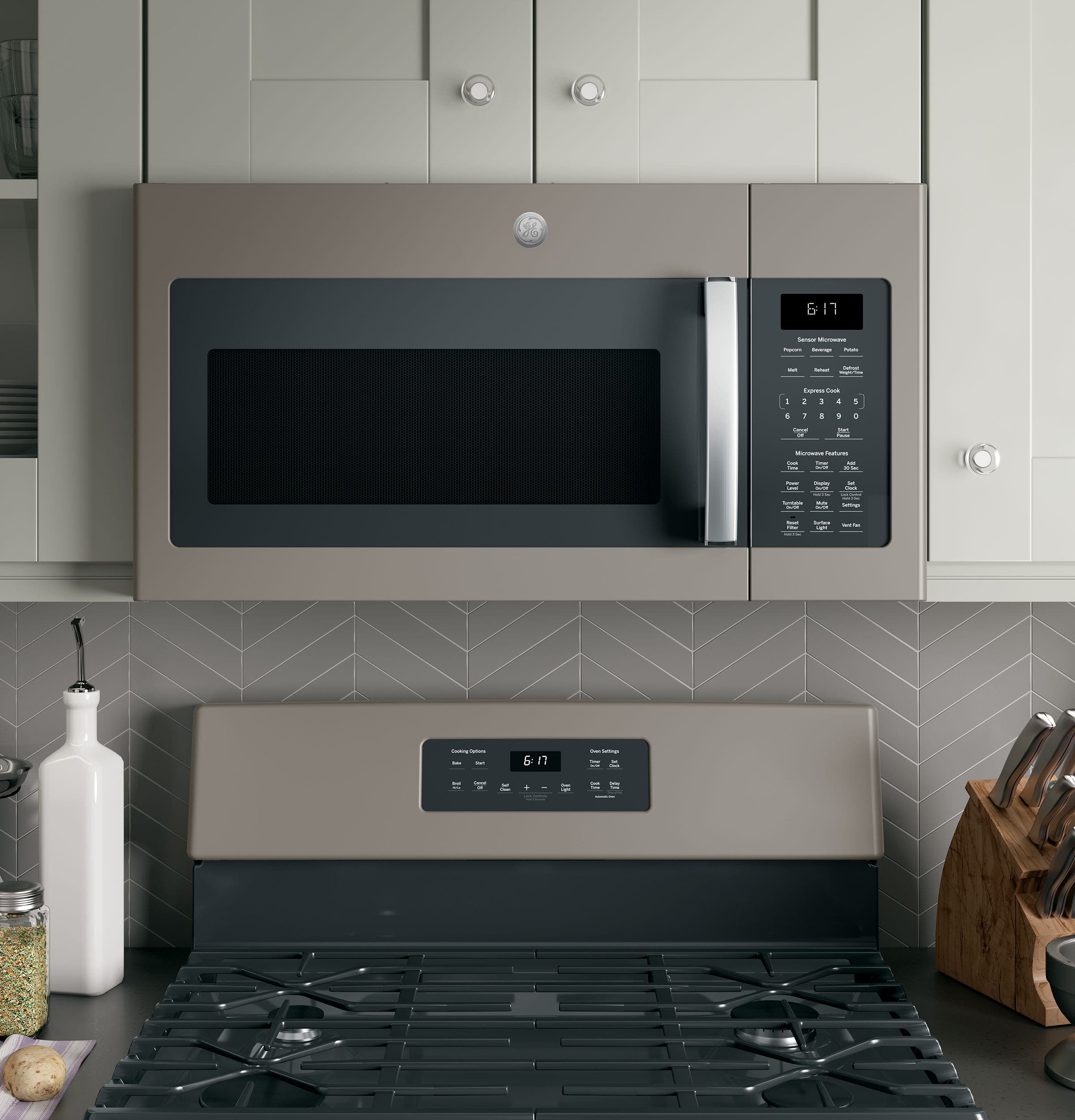 GE JVM6175EKES Fingerprint Resistant, Slate