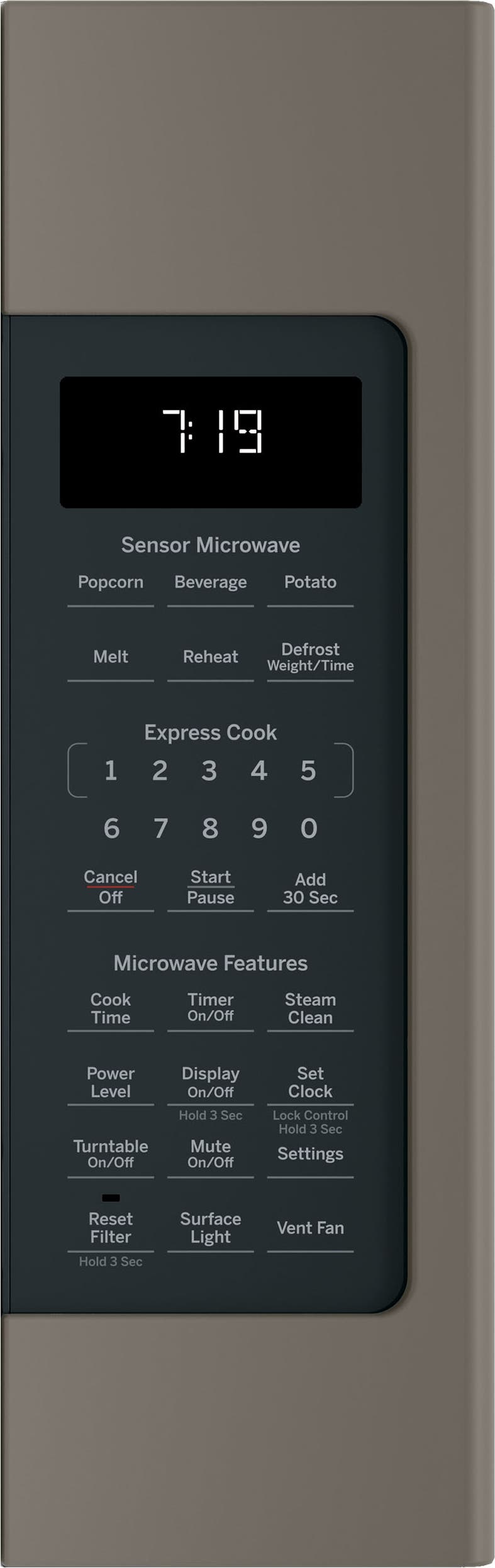 GE JVM7195EKES Fingerprint Resistant, Slate