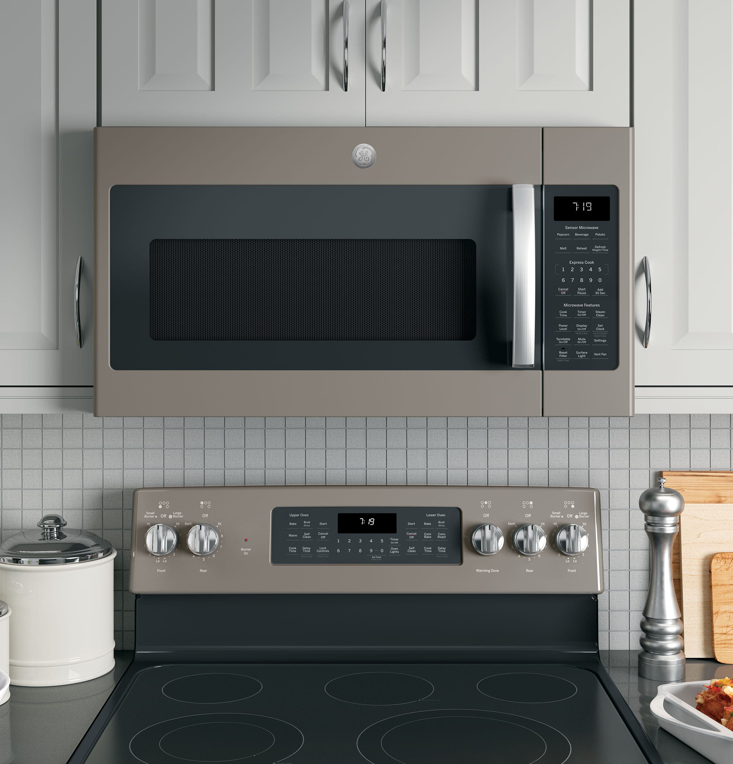 GE JVM7195EKES Fingerprint Resistant, Slate