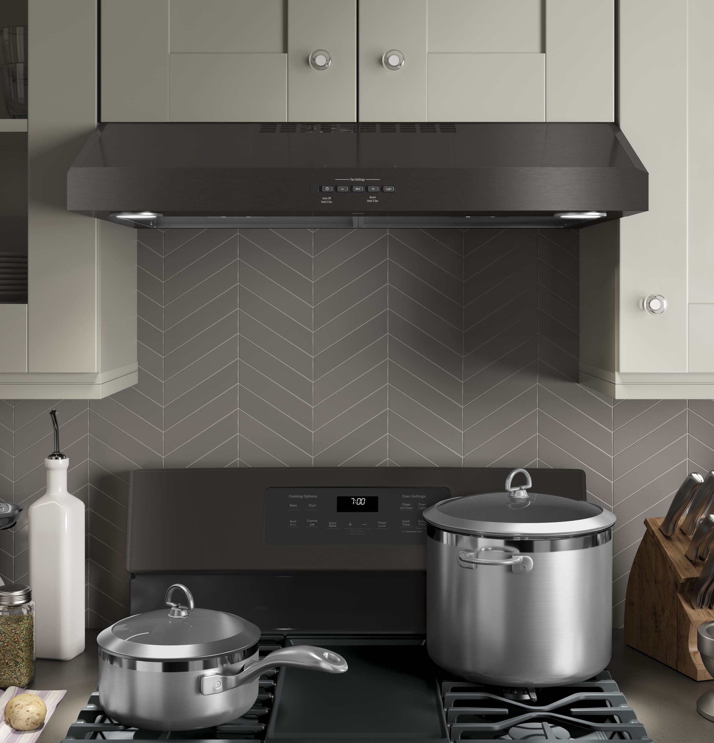 GE JVX5300BJTS Black Stainless Steel