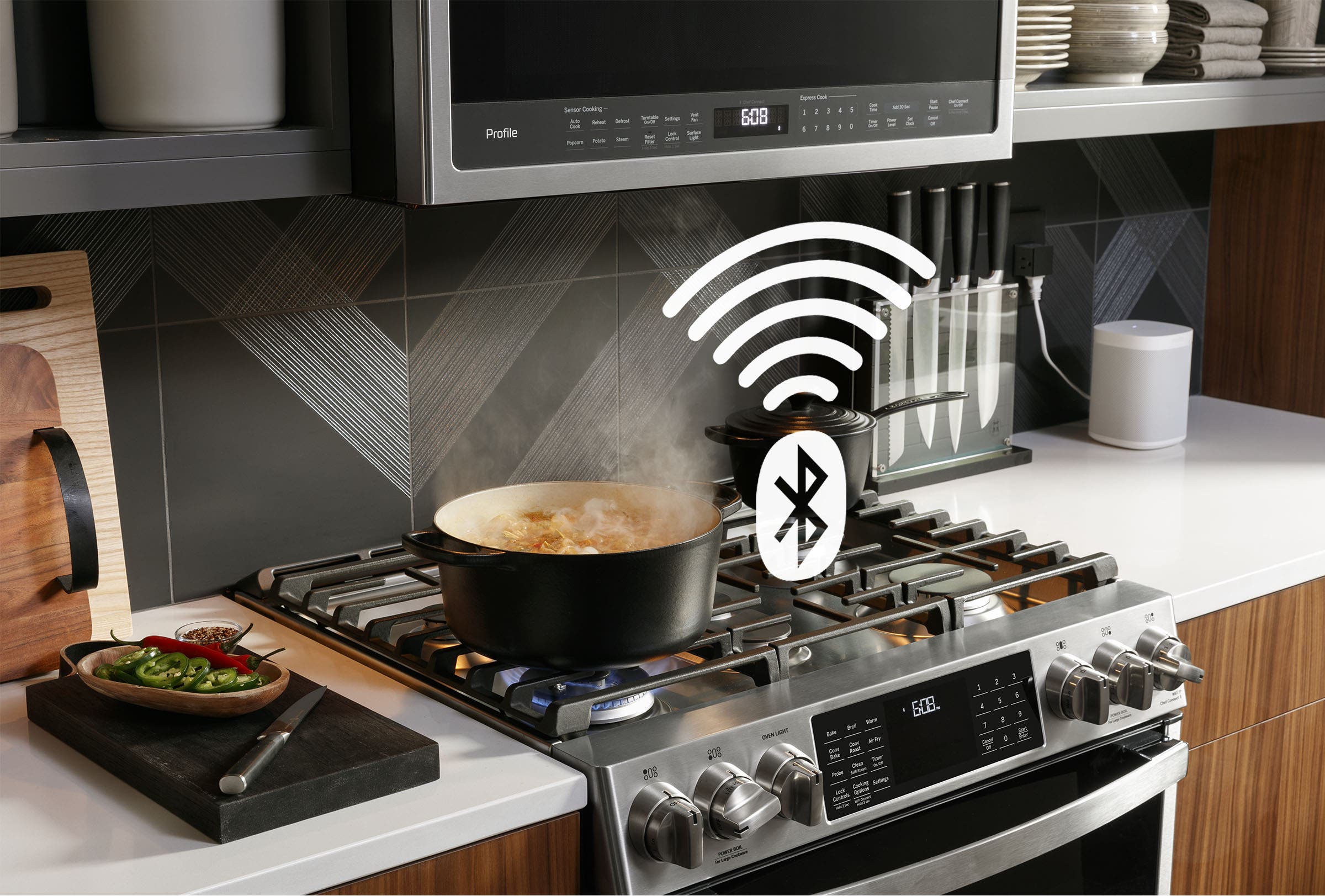 GE P2S930YPFS Stainless Steel with Fingerprint Resistant