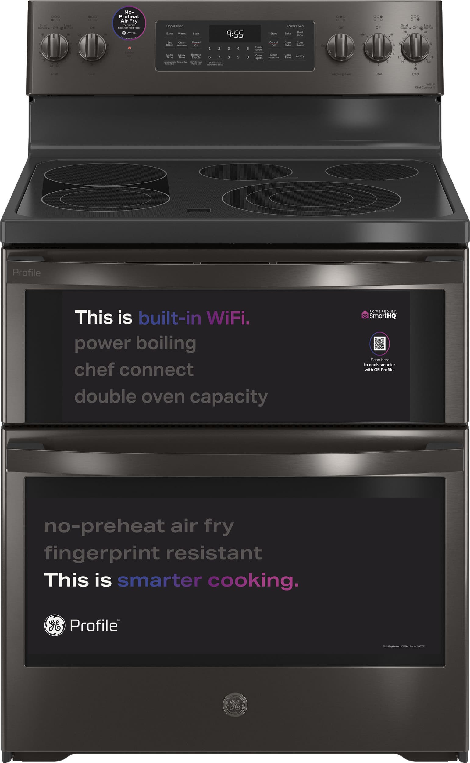 GE PB965BPTS Black Stainless Steel
