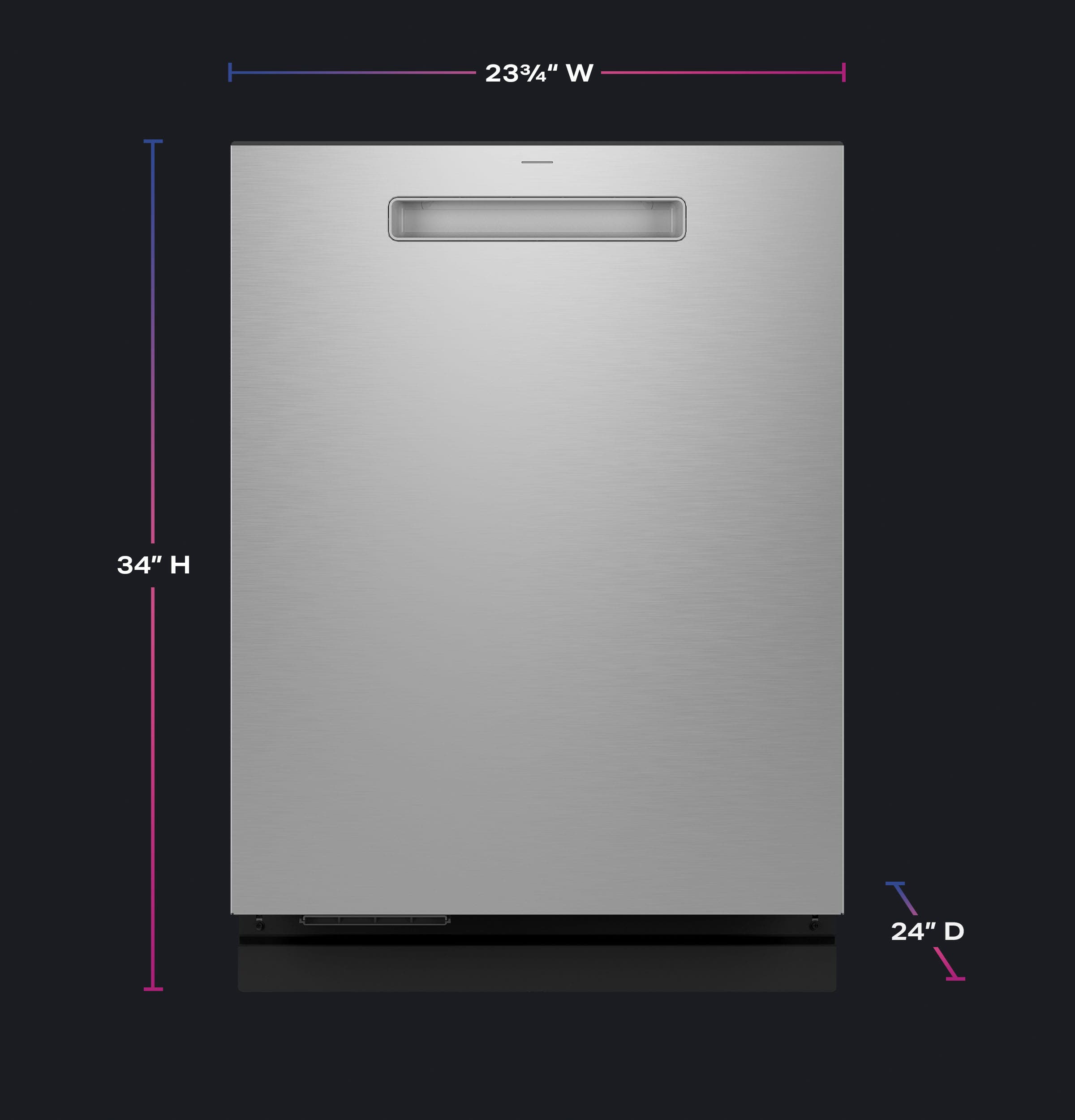 GE PDP795SYVFS Fingerprint Resistant Stainless Steel
