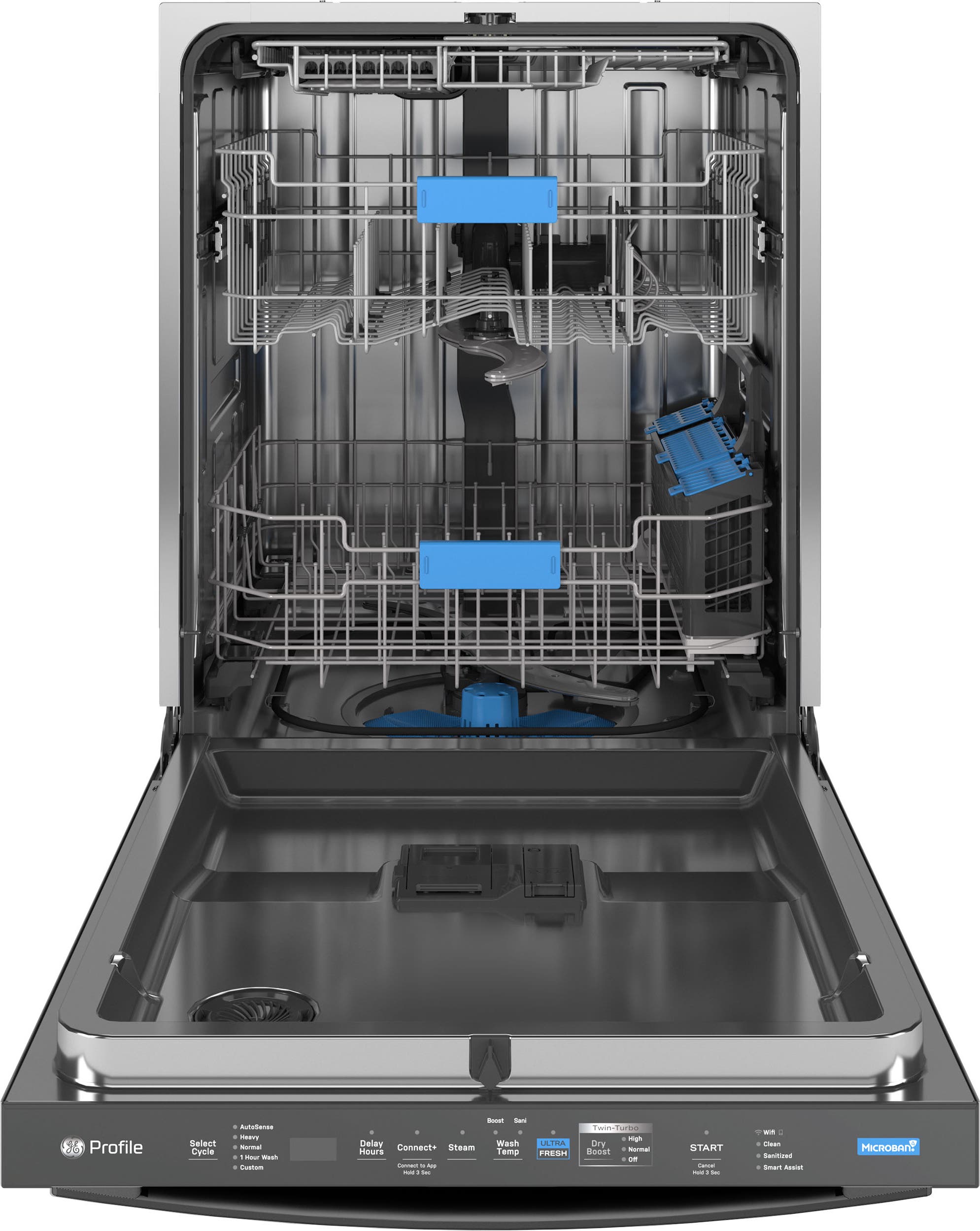 GE PDT795SBVTS Fingerprint Resistant Black Stainless Steel