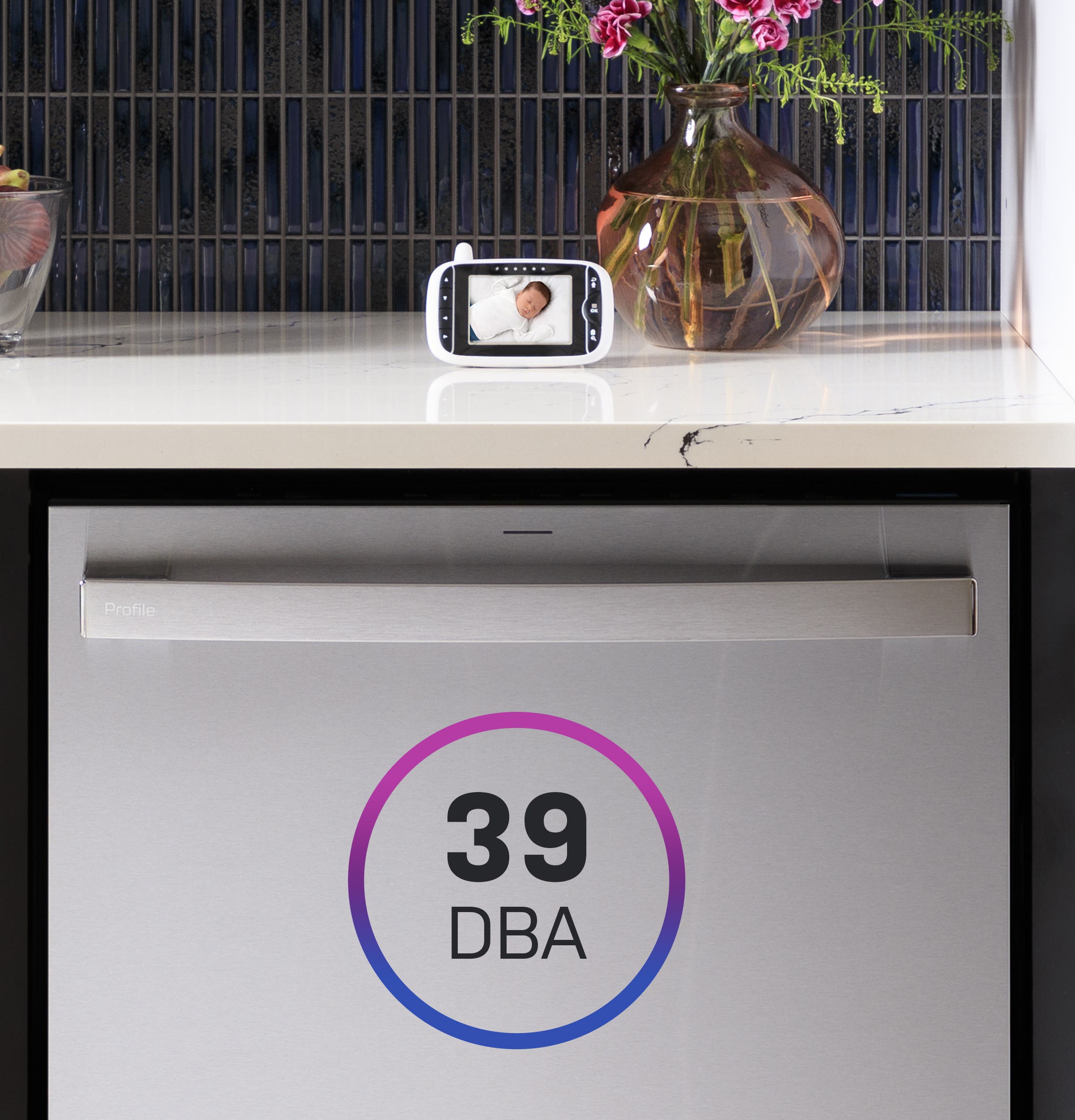 GE PDT795SBVTS Fingerprint Resistant Black Stainless Steel