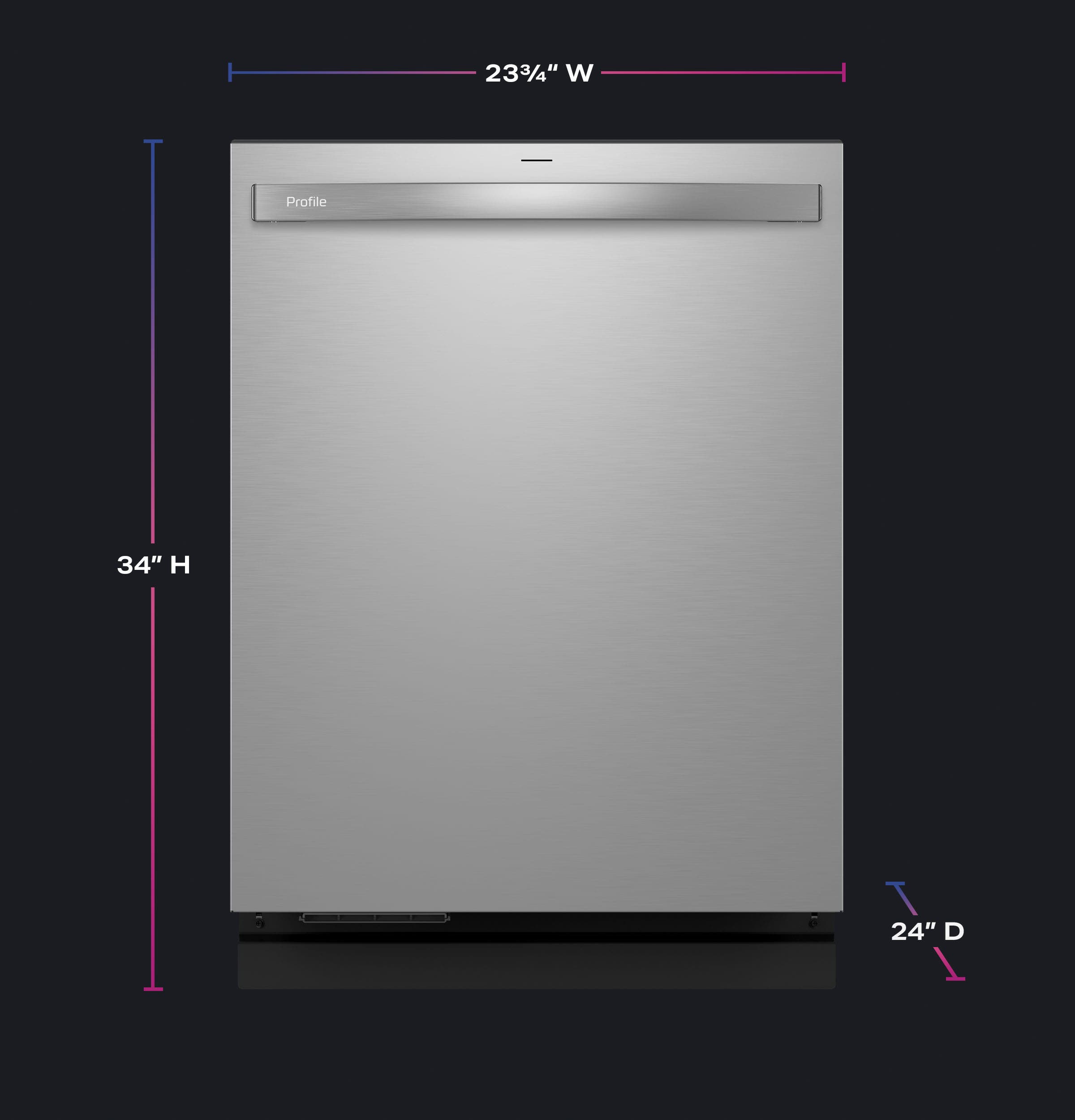 GE PDT795SYVFS Fingerprint Resistant Stainless Steel