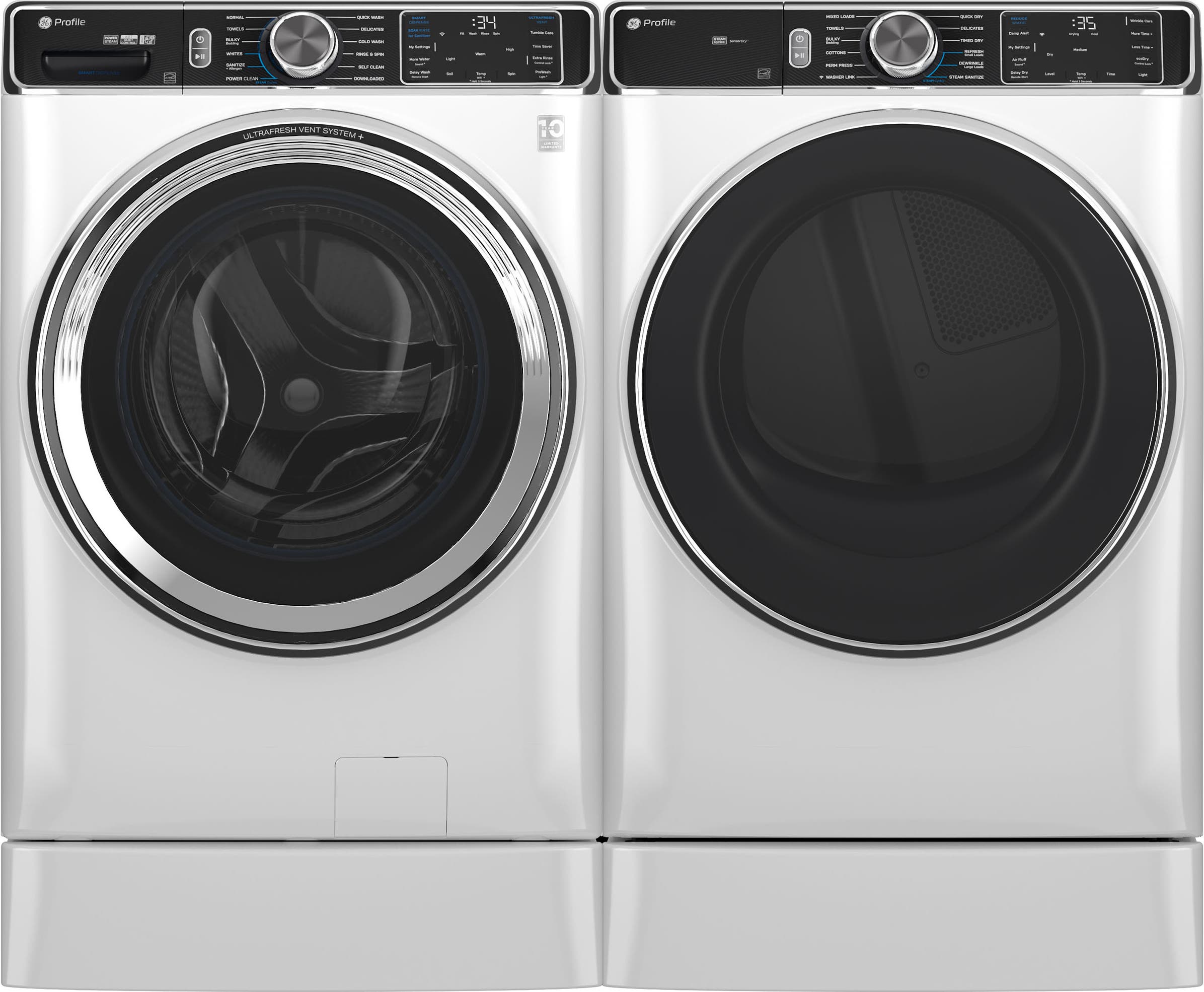 GE PFD87ESSVWW White