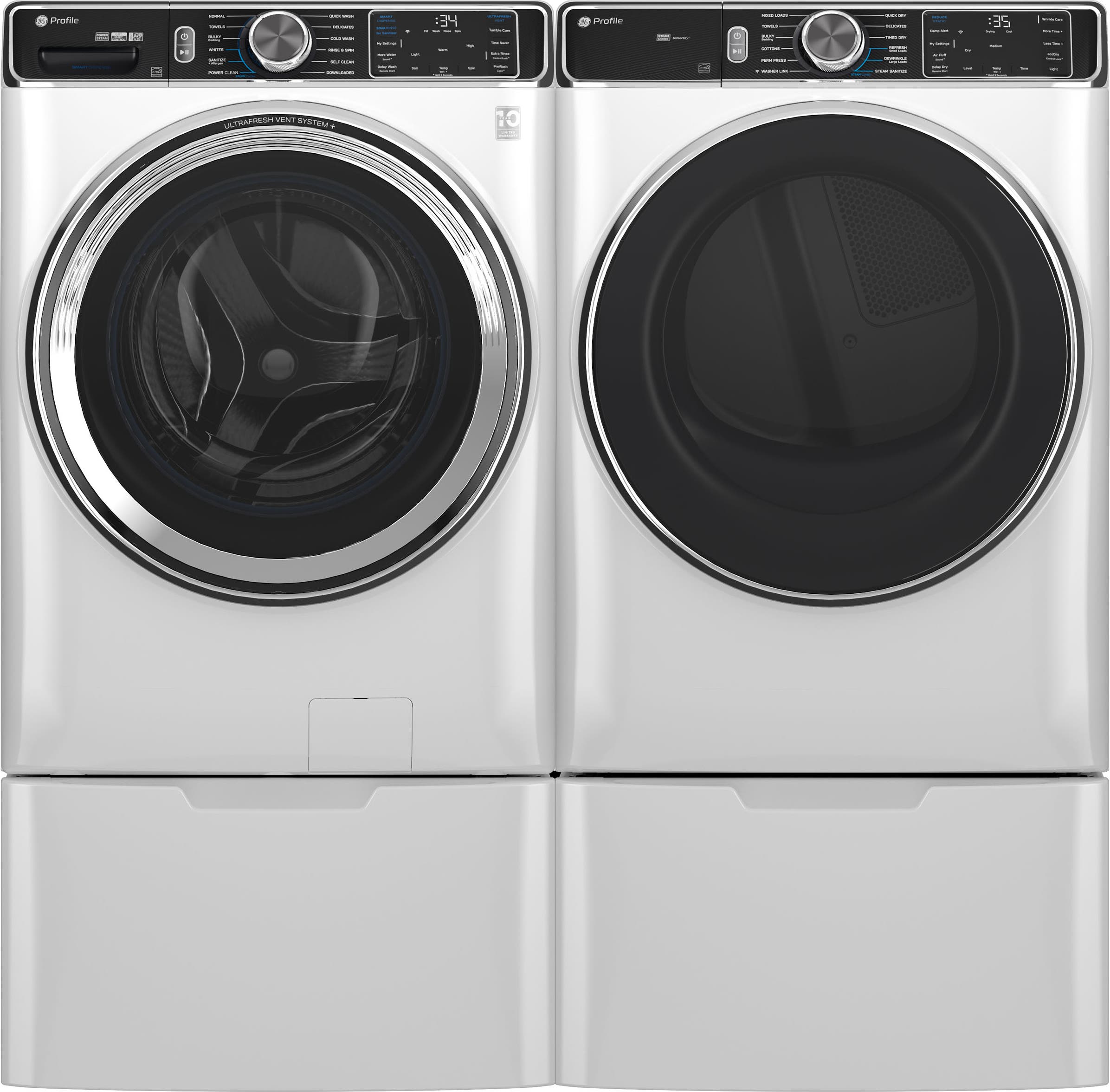 GE PFD87ESSVWW White