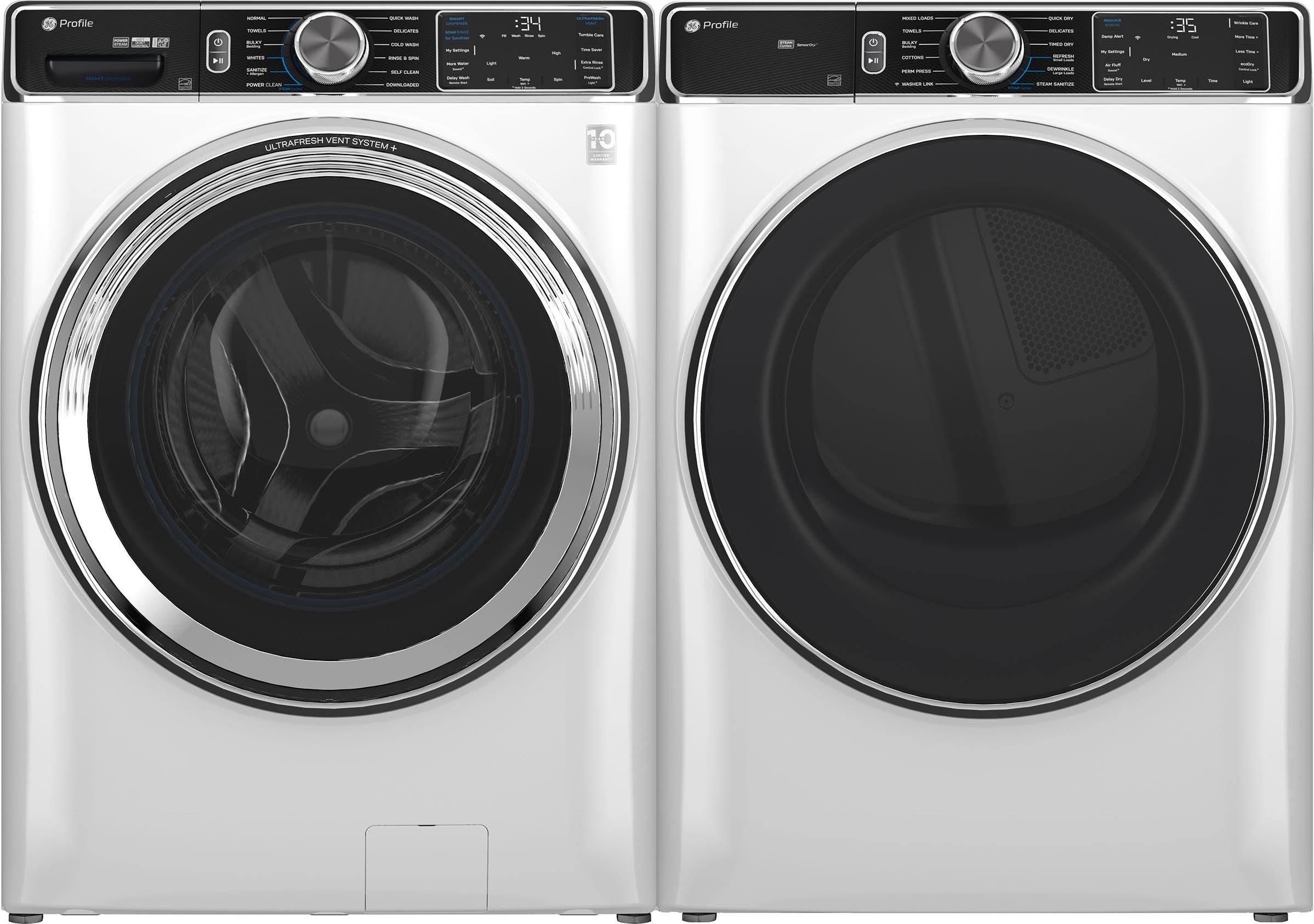 GE PFD87ESSVWW White