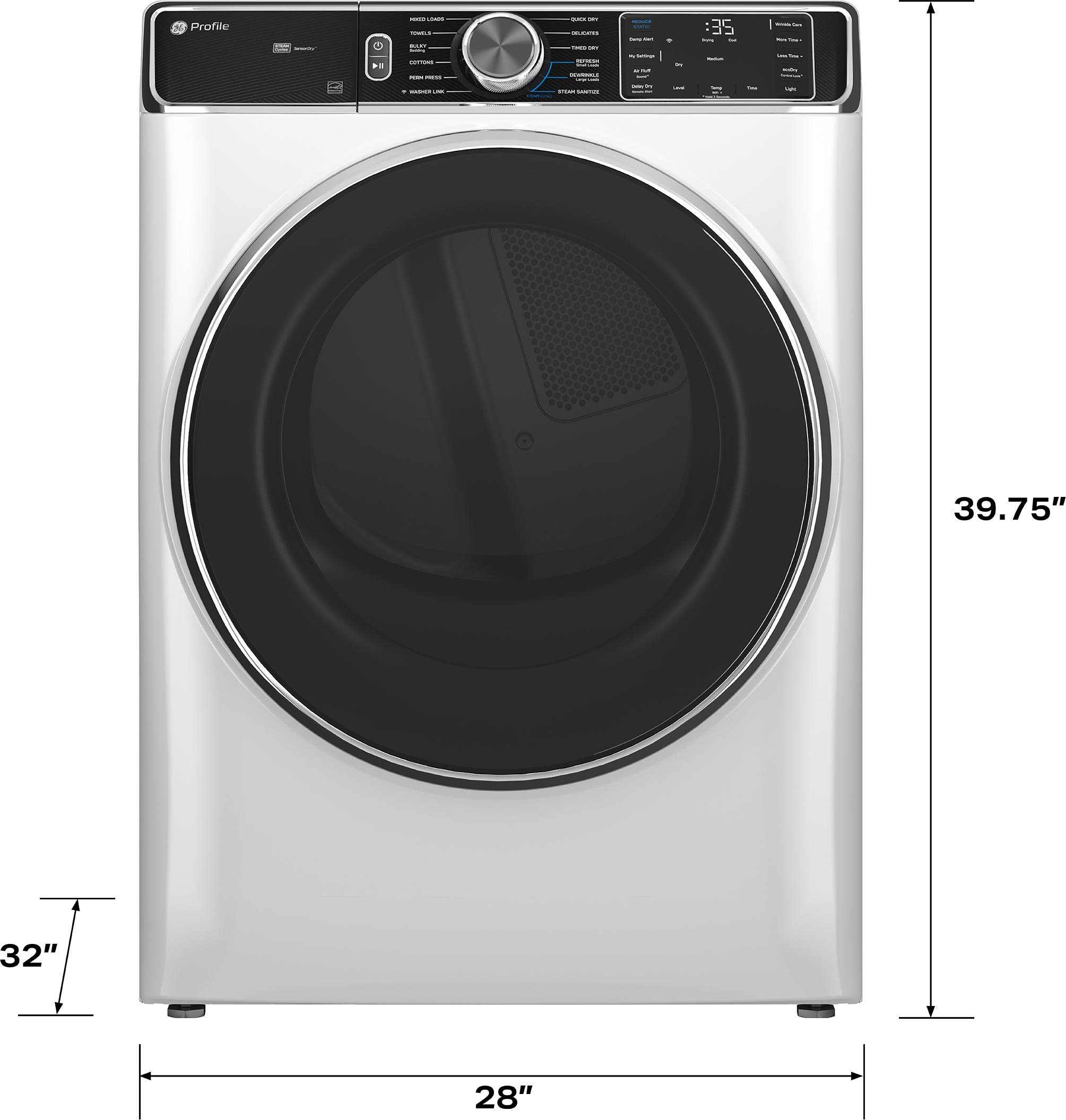 GE PFD87ESSVWW White