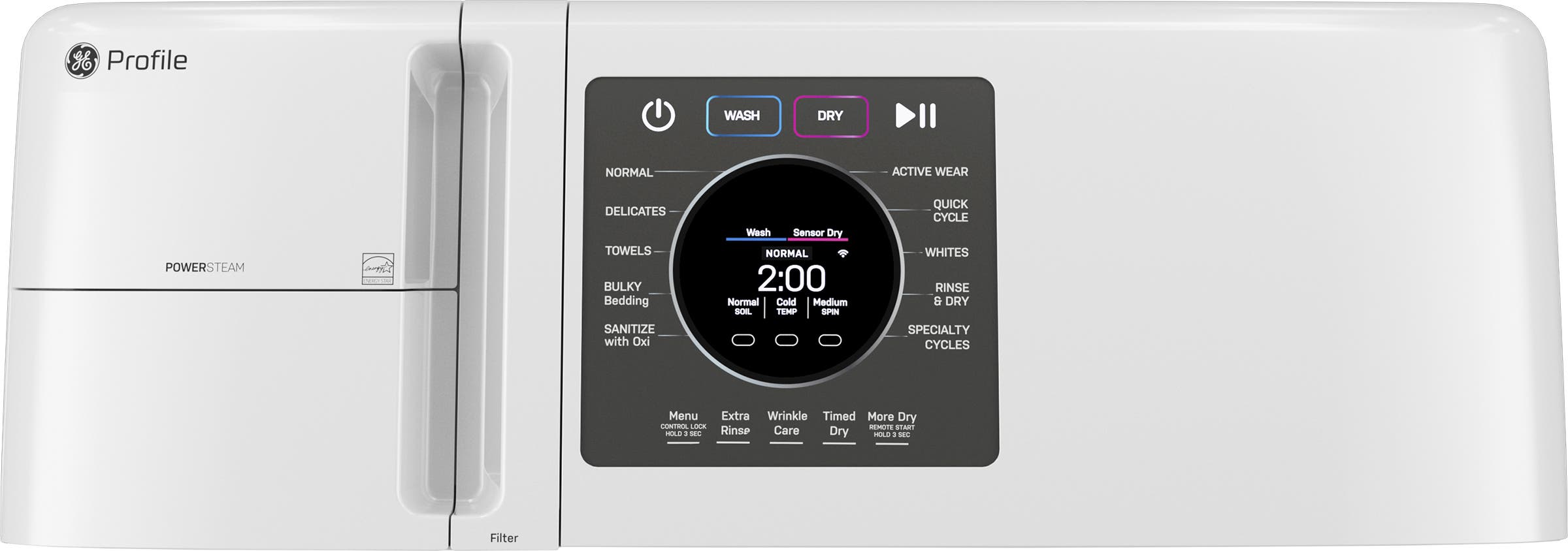 GE PFQ83HSSWWW White