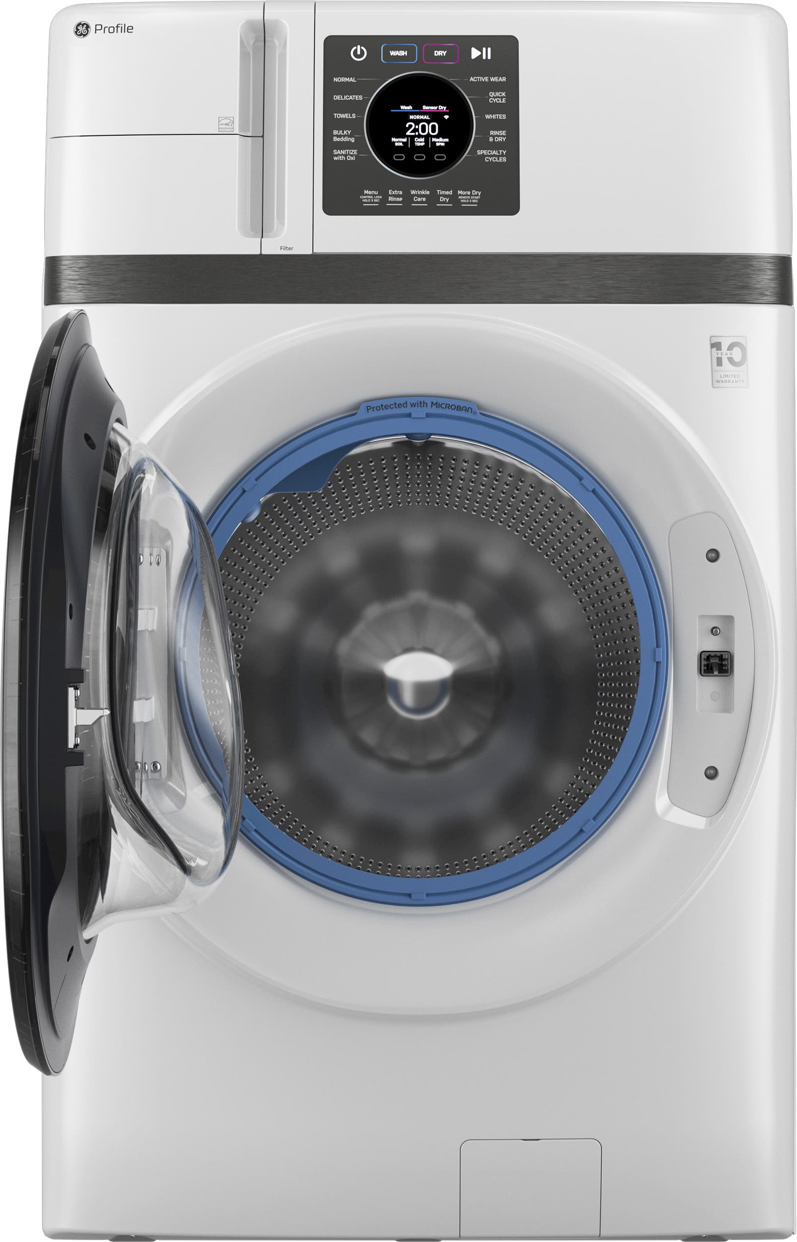 GE PFQ83HSSWWW White
