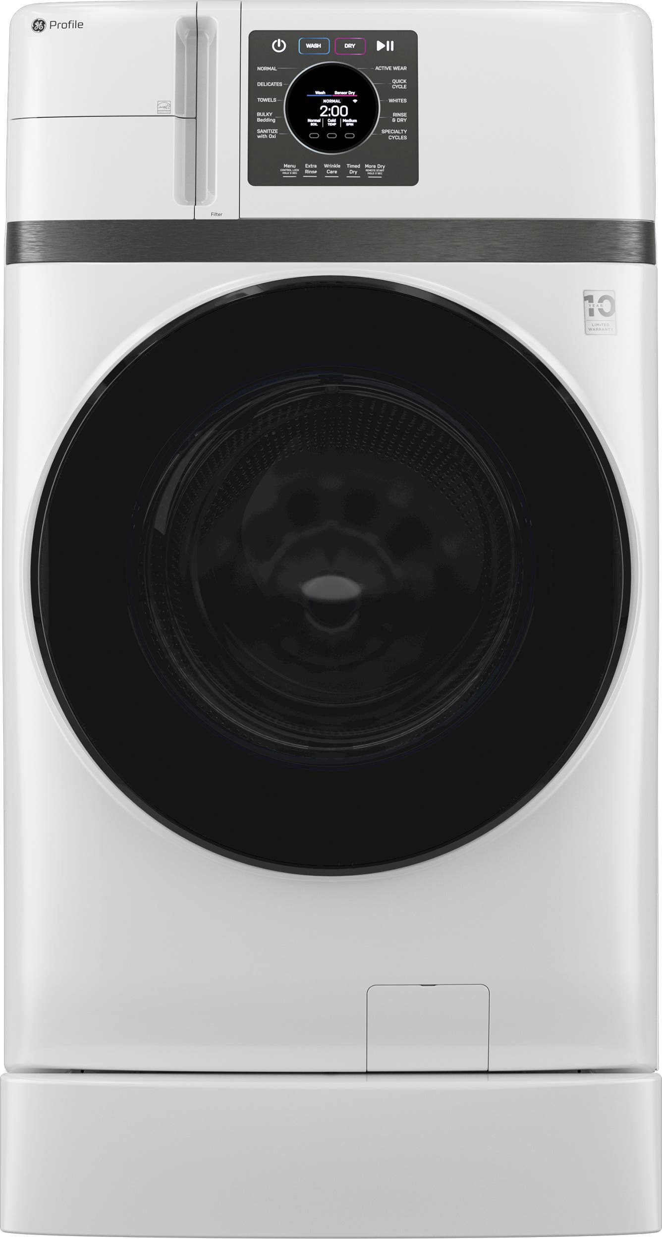 GE PFQ83HSSWWW White
