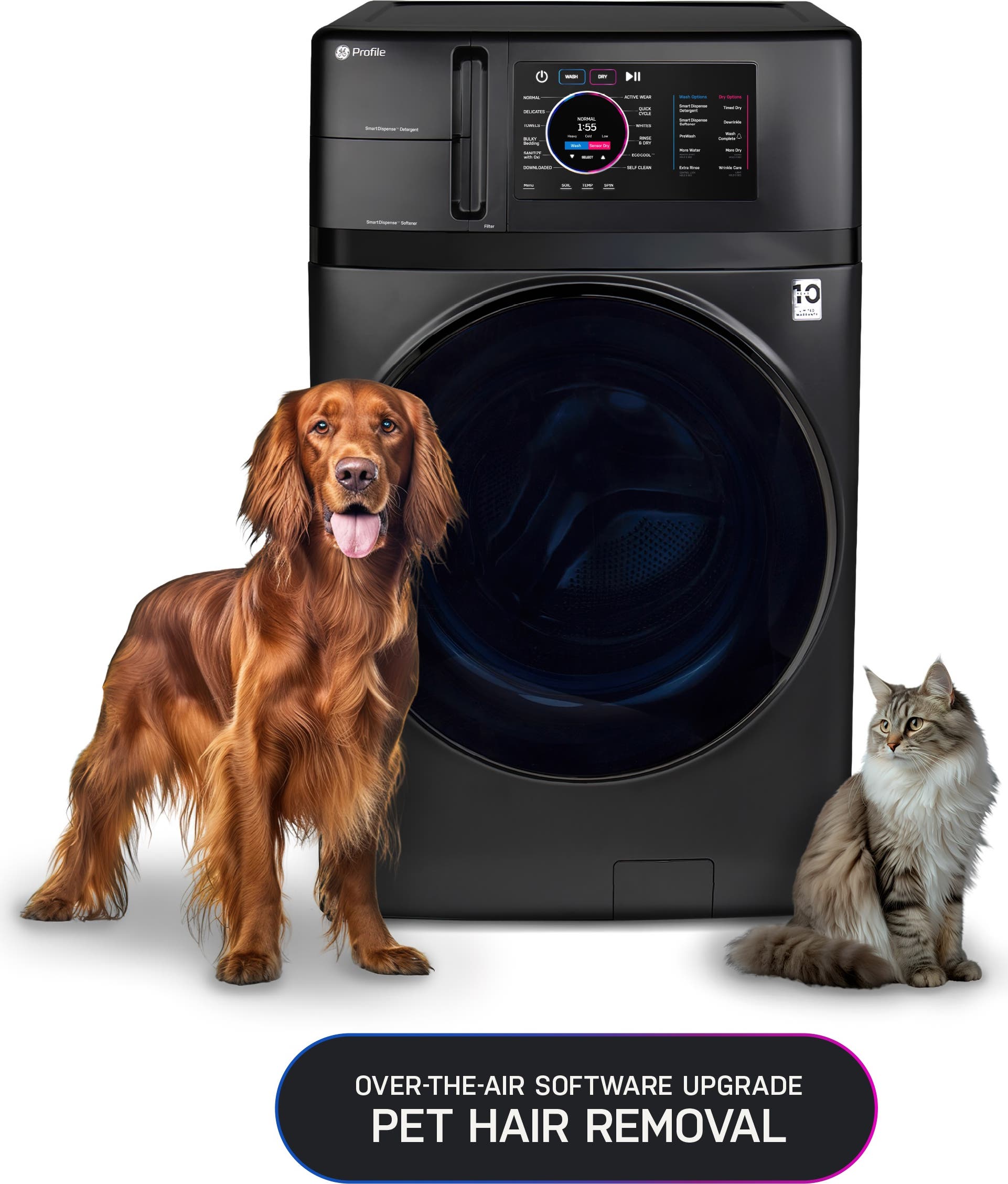 GE PFQ97HSPVDS Carbon Graphite