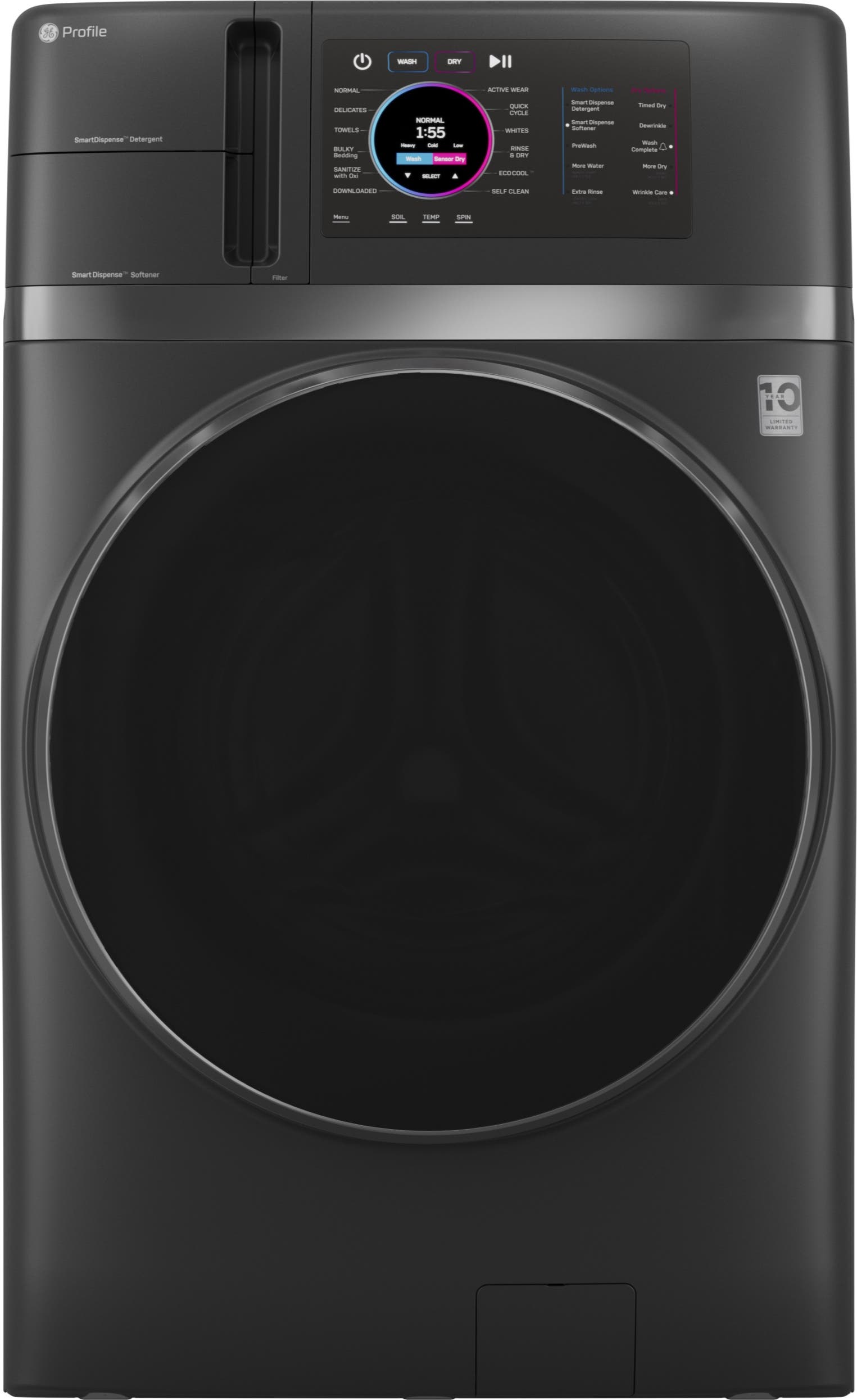 GE PFQ97HSPVDS Carbon Graphite