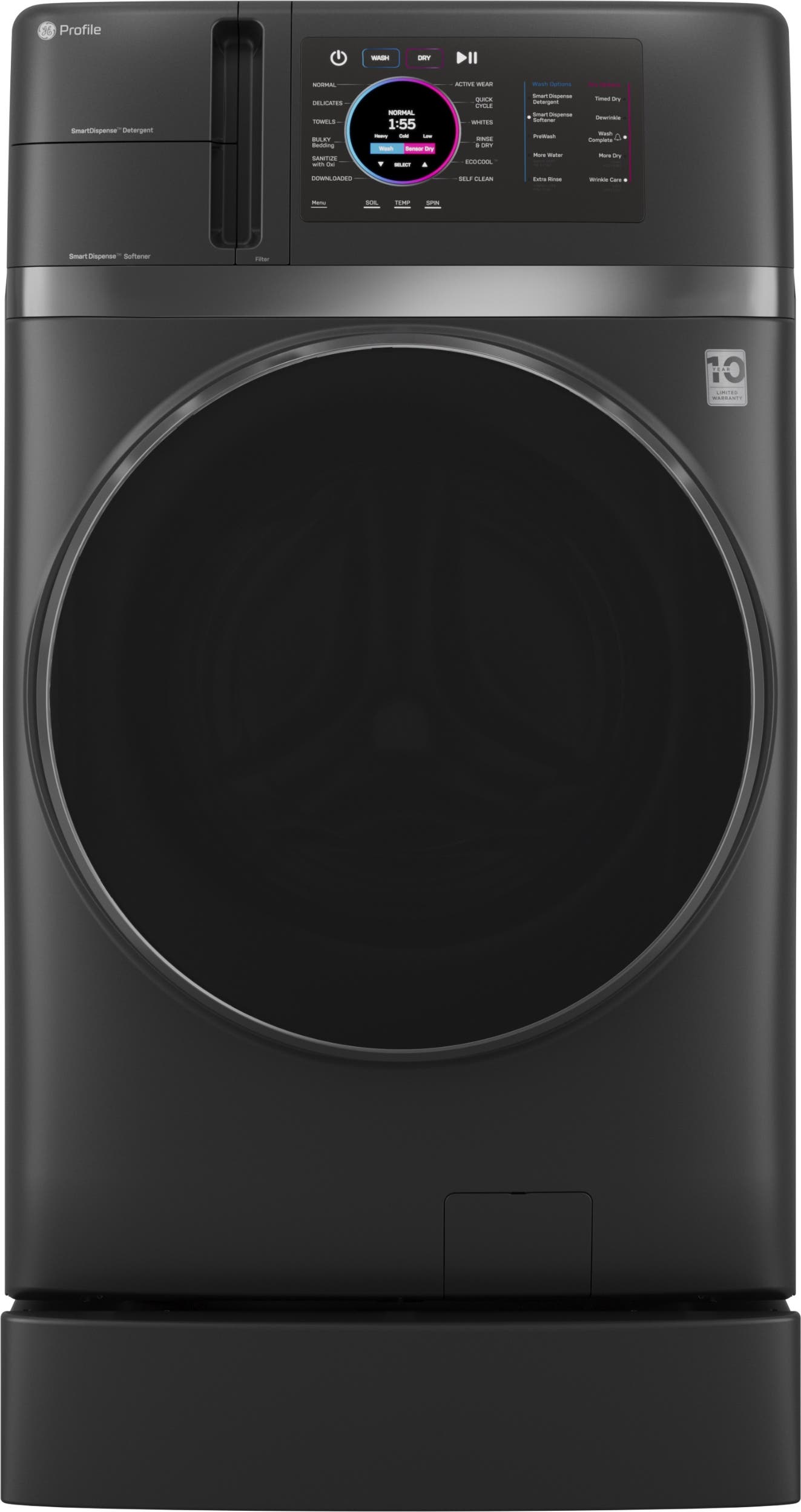 GE PFQ97HSPVDS Carbon Graphite