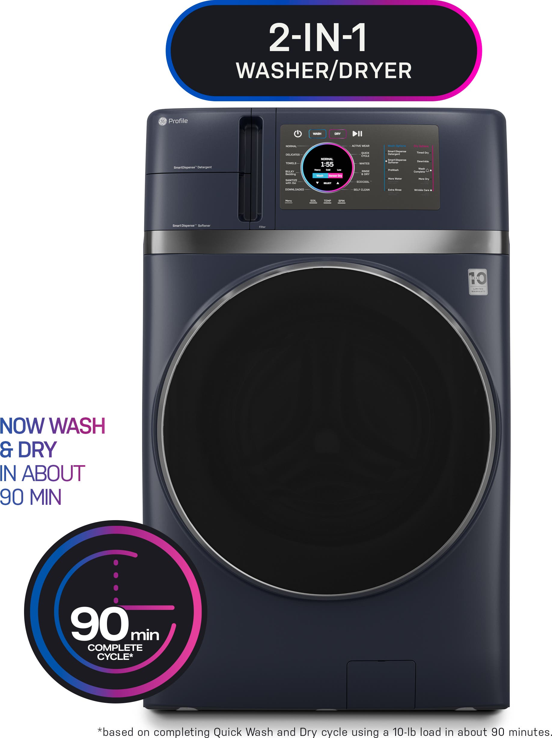 GE PFQ97HSPVRS Royal Sapphire