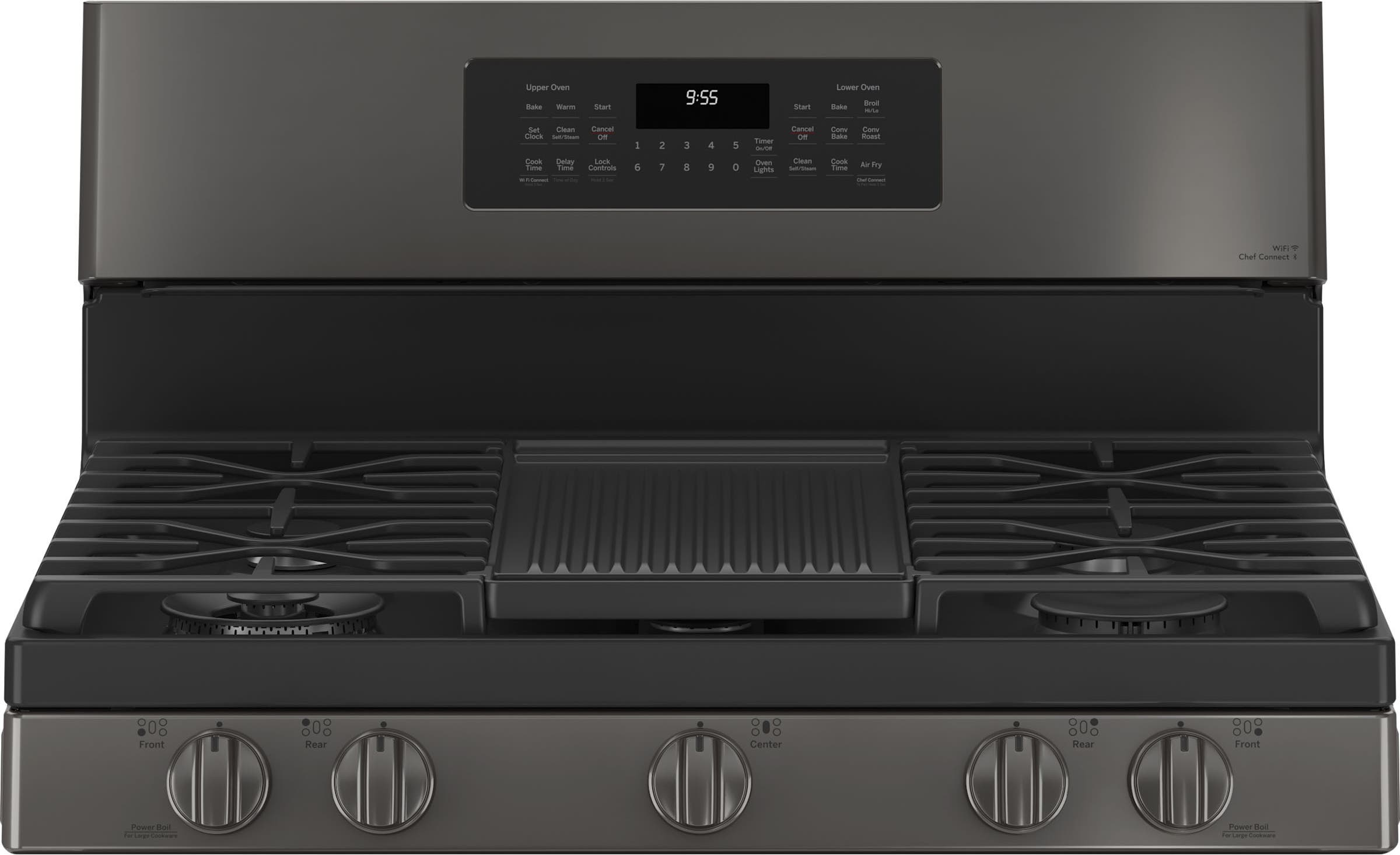 GE PGB965BPTS Black Stainless Steel