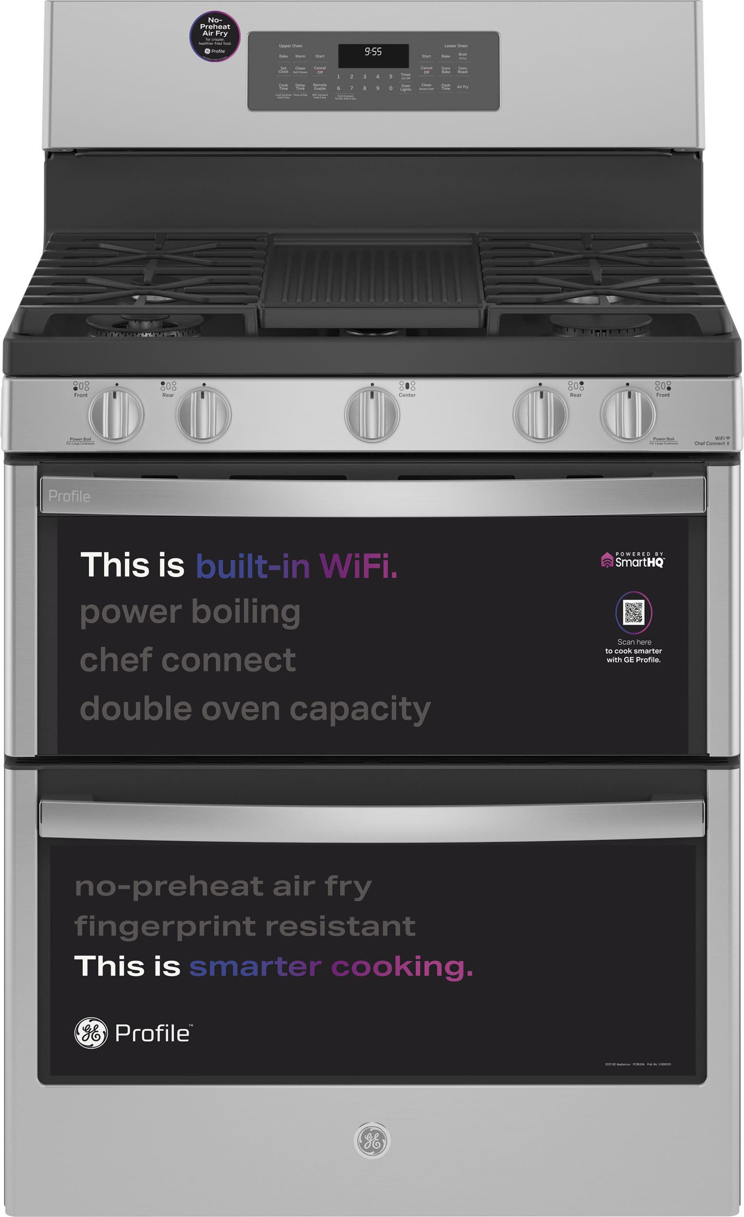 GE PGB965YPFS Stainless Steel
