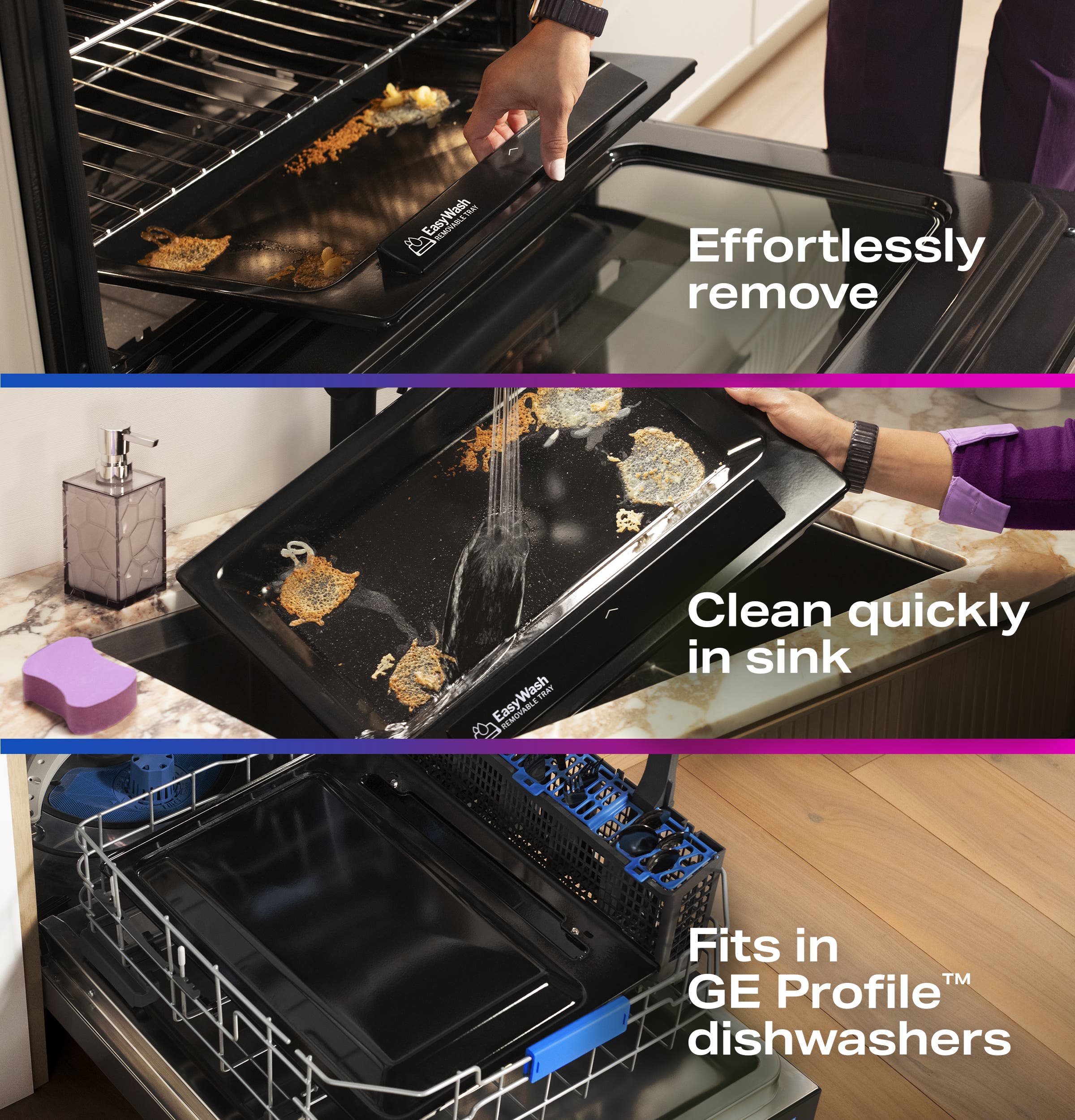 GE PGF700AYFS Fingerprint Resistant Stainless Steel