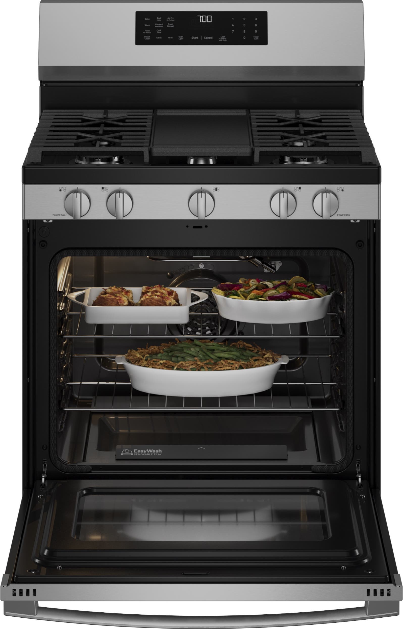 GE PGF700AYFS Fingerprint Resistant Stainless Steel