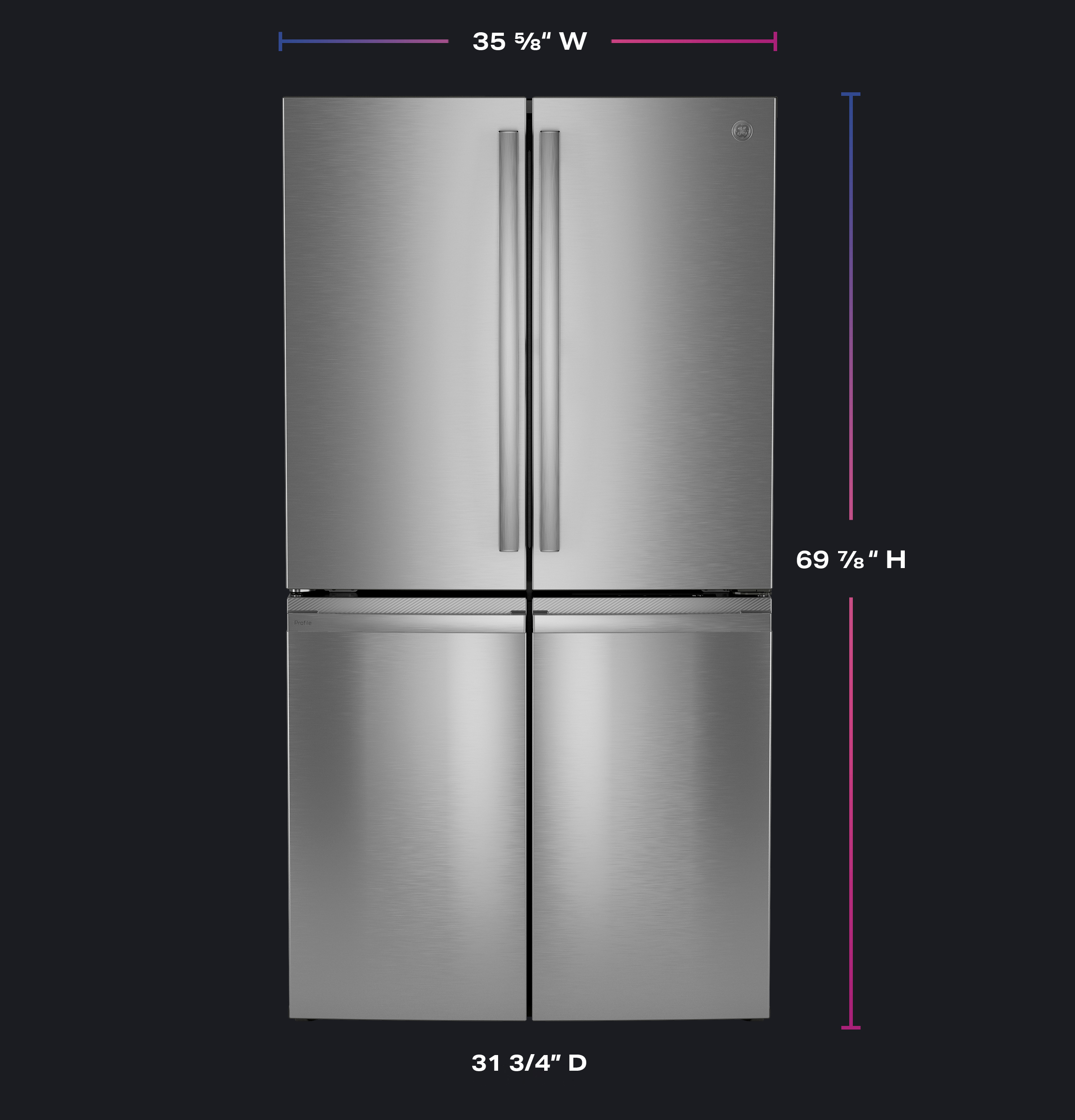 GE PHD23BYWFS Stainless Steel