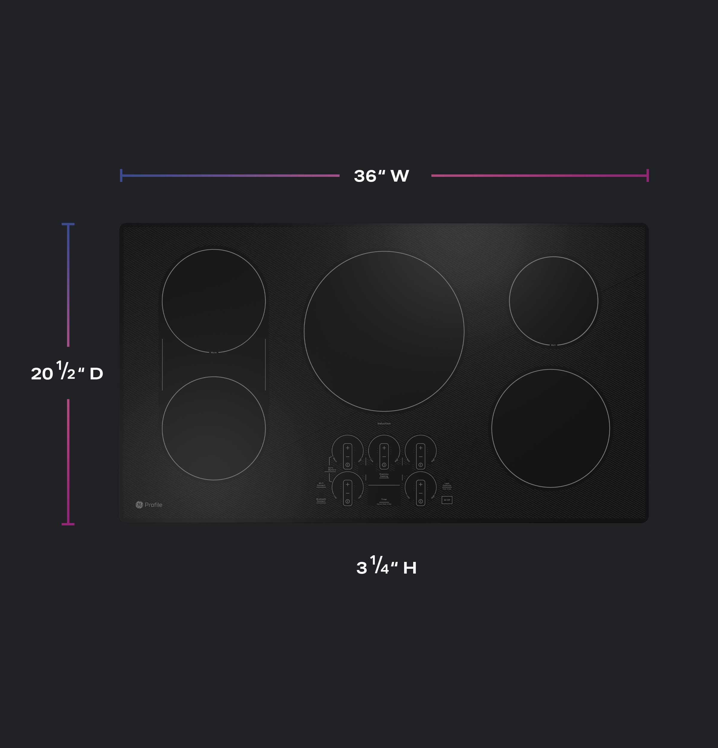 GE PHP9036DTBB Black on Black