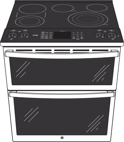 GE PS960YPFS Fingerprint Resistant Stainless Steel