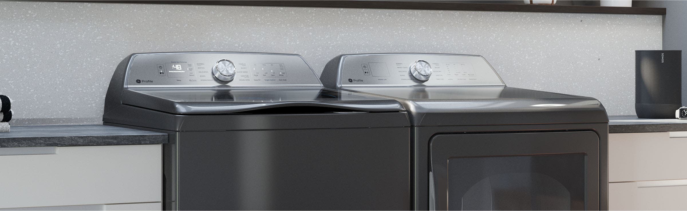 GE PTD60EBPRDG Diamond Gray
