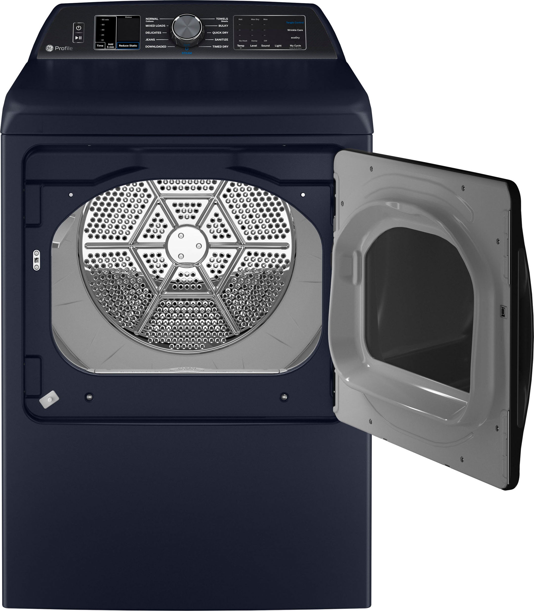 GE PTD80EBPTRS 27 Inch Smart Gas Dryer Sapphire Blue | Plesser's
