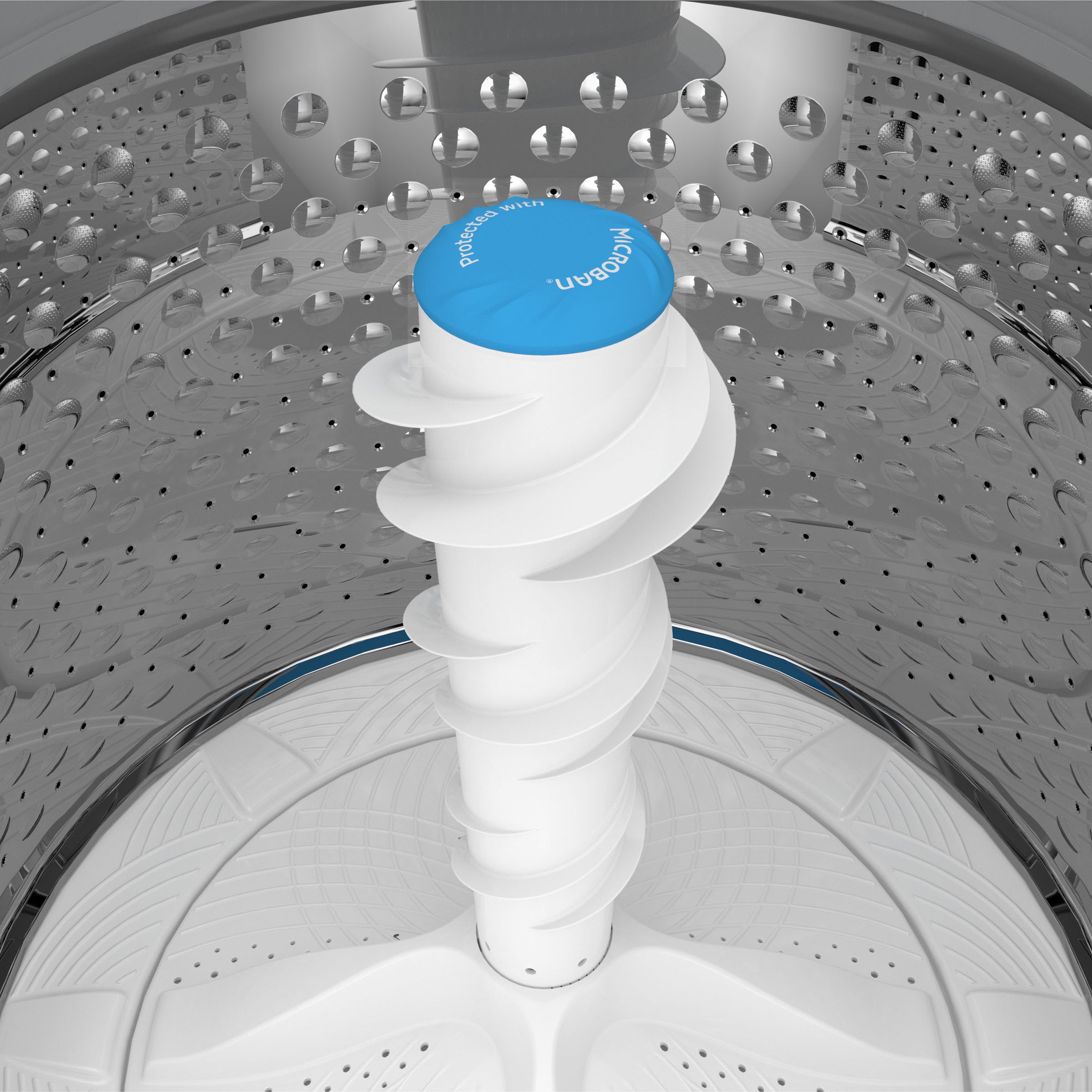 GE PTW805BPWRS 28 Inch Top Load Washer Sapphire Blue | Plesser's