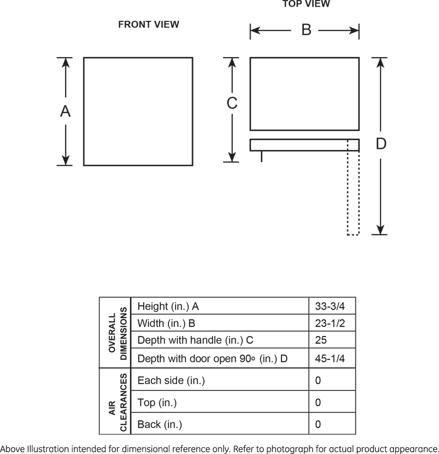 GE PWS06DSPSS Stainless Steel