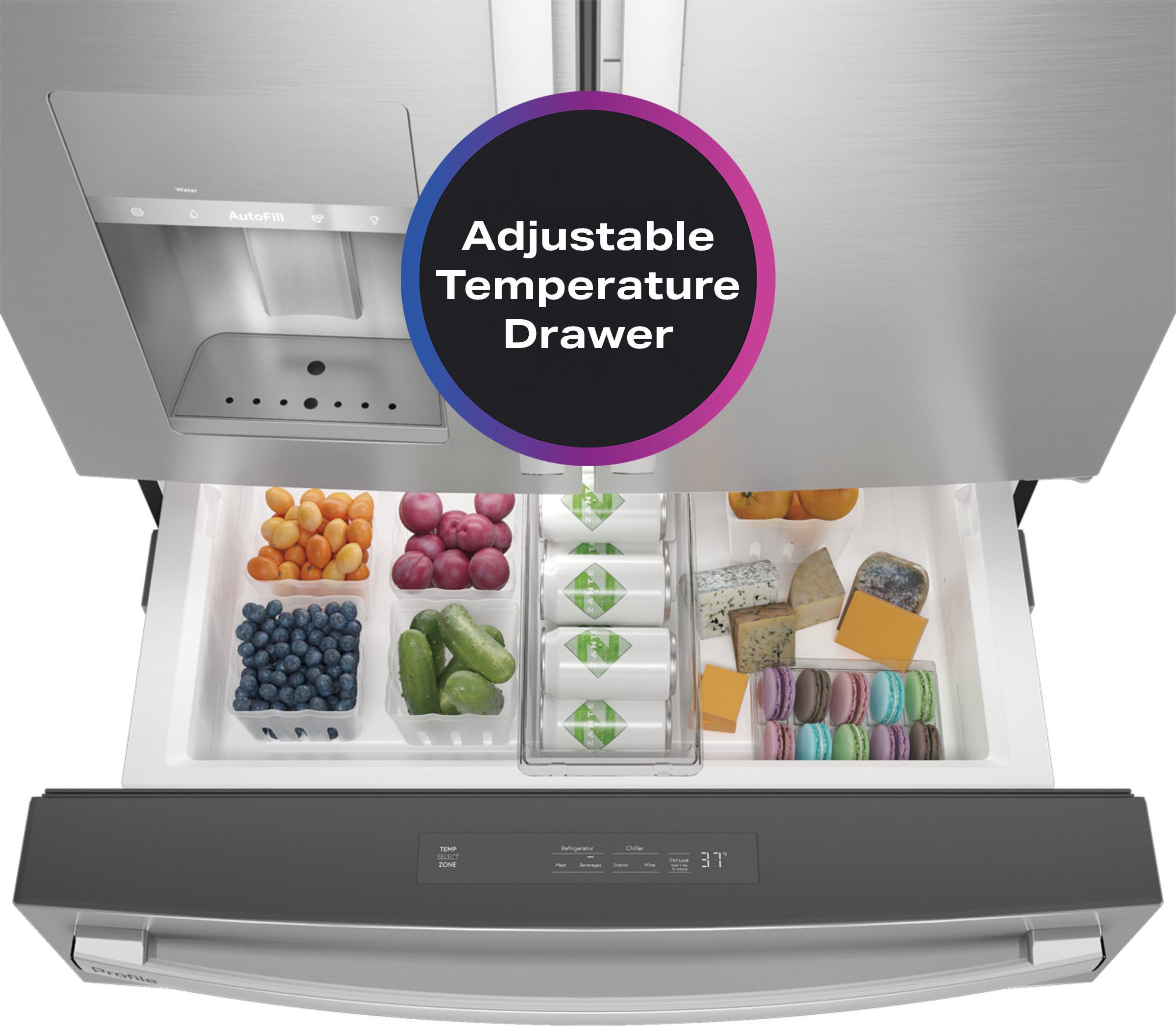 GE PXD22BYPFS Fingerprint Resistant Stainless Steel