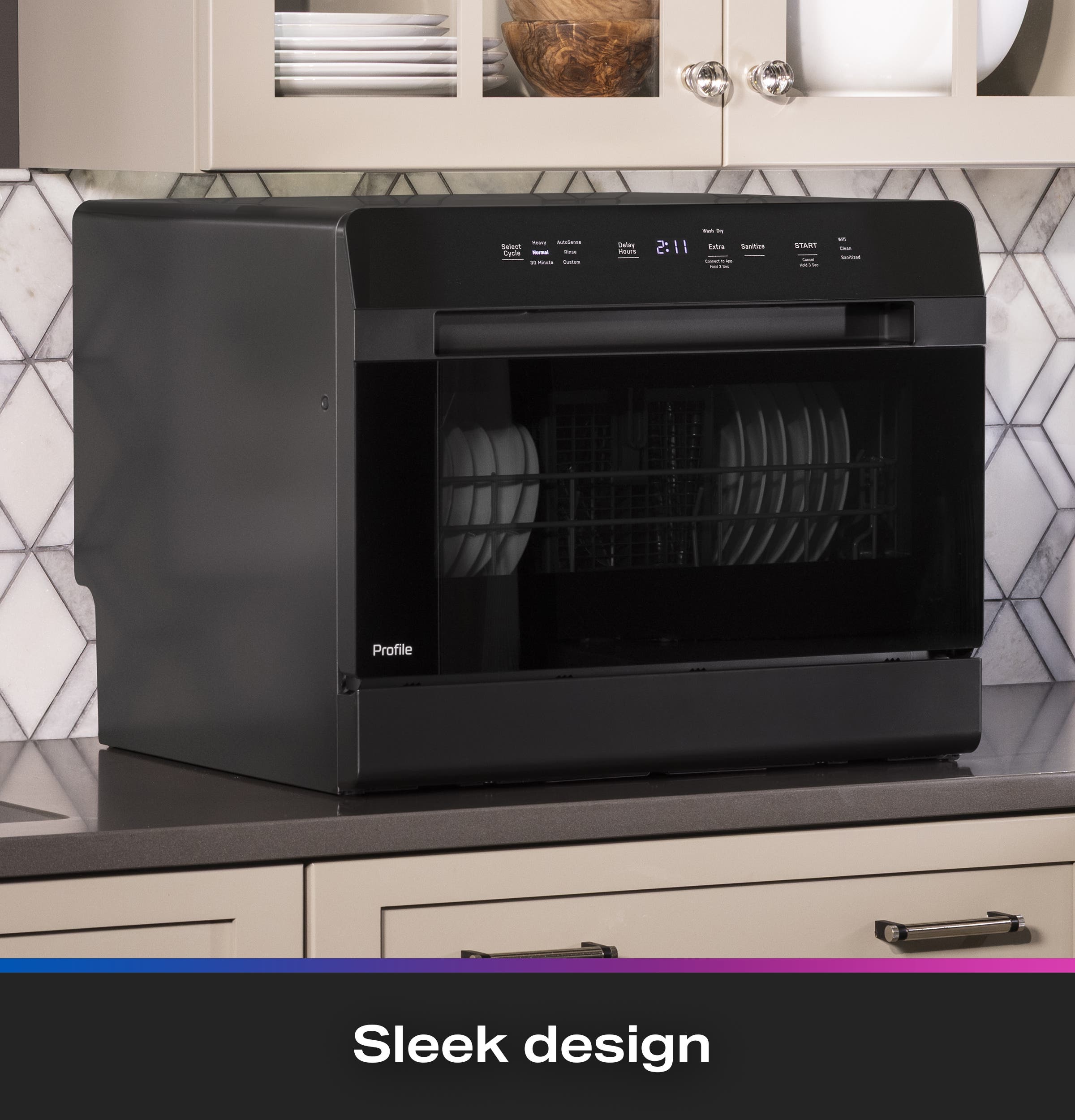 GE PZF560HGWBB Black