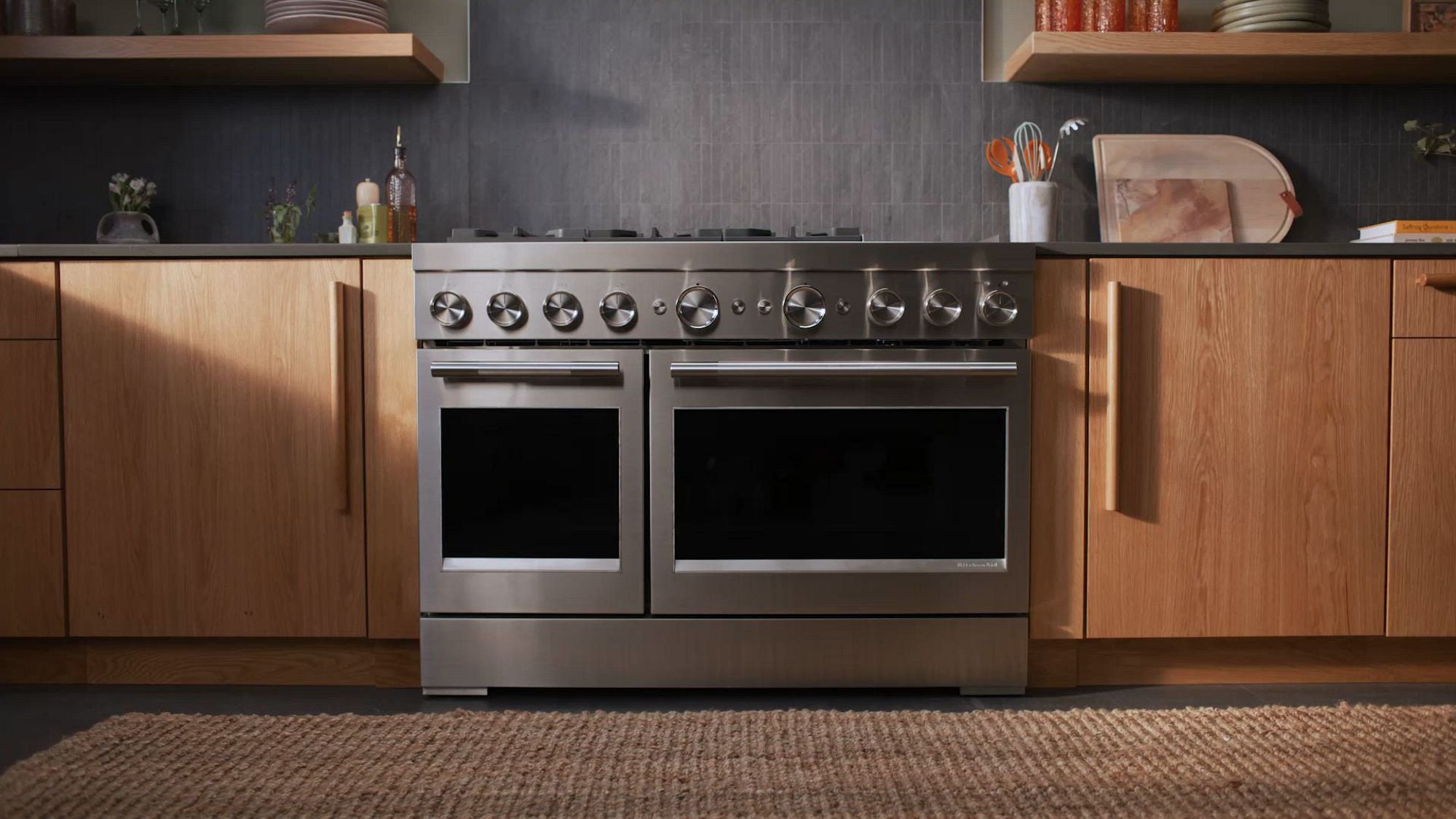 KitchenAid KFDD948SSC 48 Freestanding Dual Fuel Range Scorched