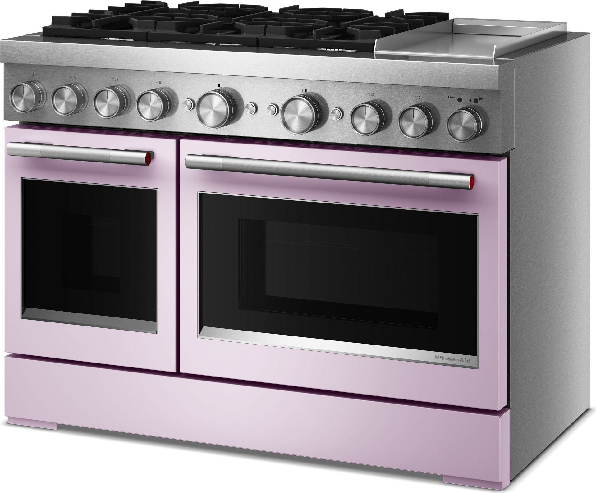 釜戸です。 KitchenAid KFDD948SWF 48 Freestanding Dual Fuel Range Wildflower